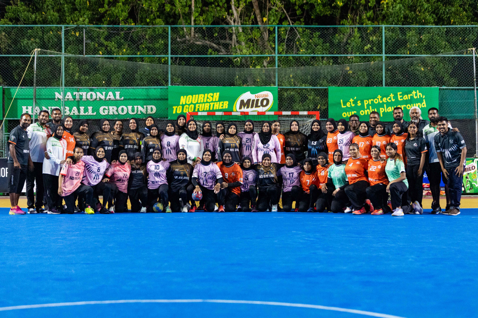 Day 16 of 10th National Handball Tournament 2023, held in Handball ground, Male', Maldives on Wednesday, 13th December 2023 Photos: Nausham Waheed/ Images.mv