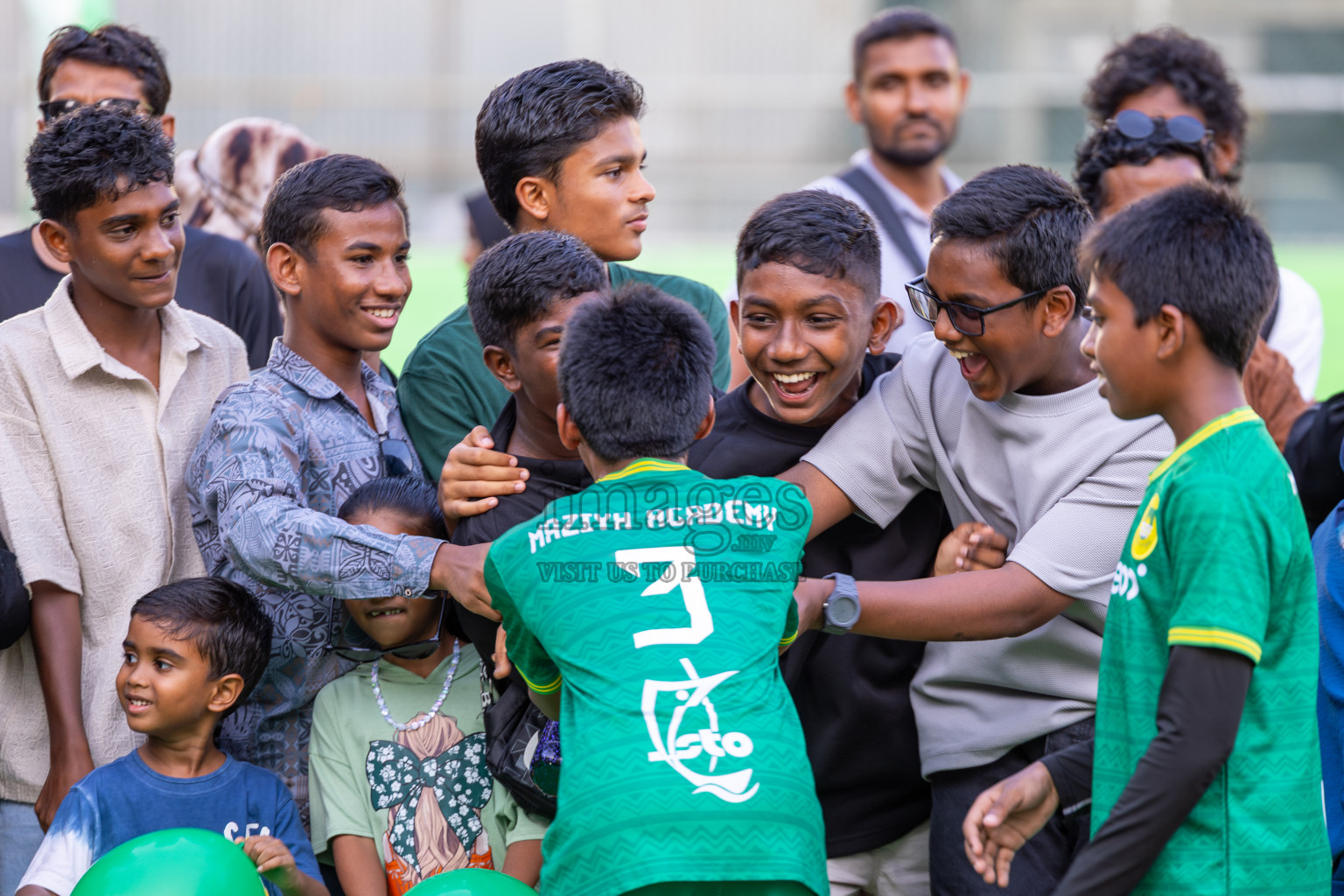 Day 3 of MILO Academy Championship 2025 (U-12) was held at Henveiru Stadium in Male', Maldives on Saturday, 3rd May 2025. Photos: Ismail Thoriq / images.mv