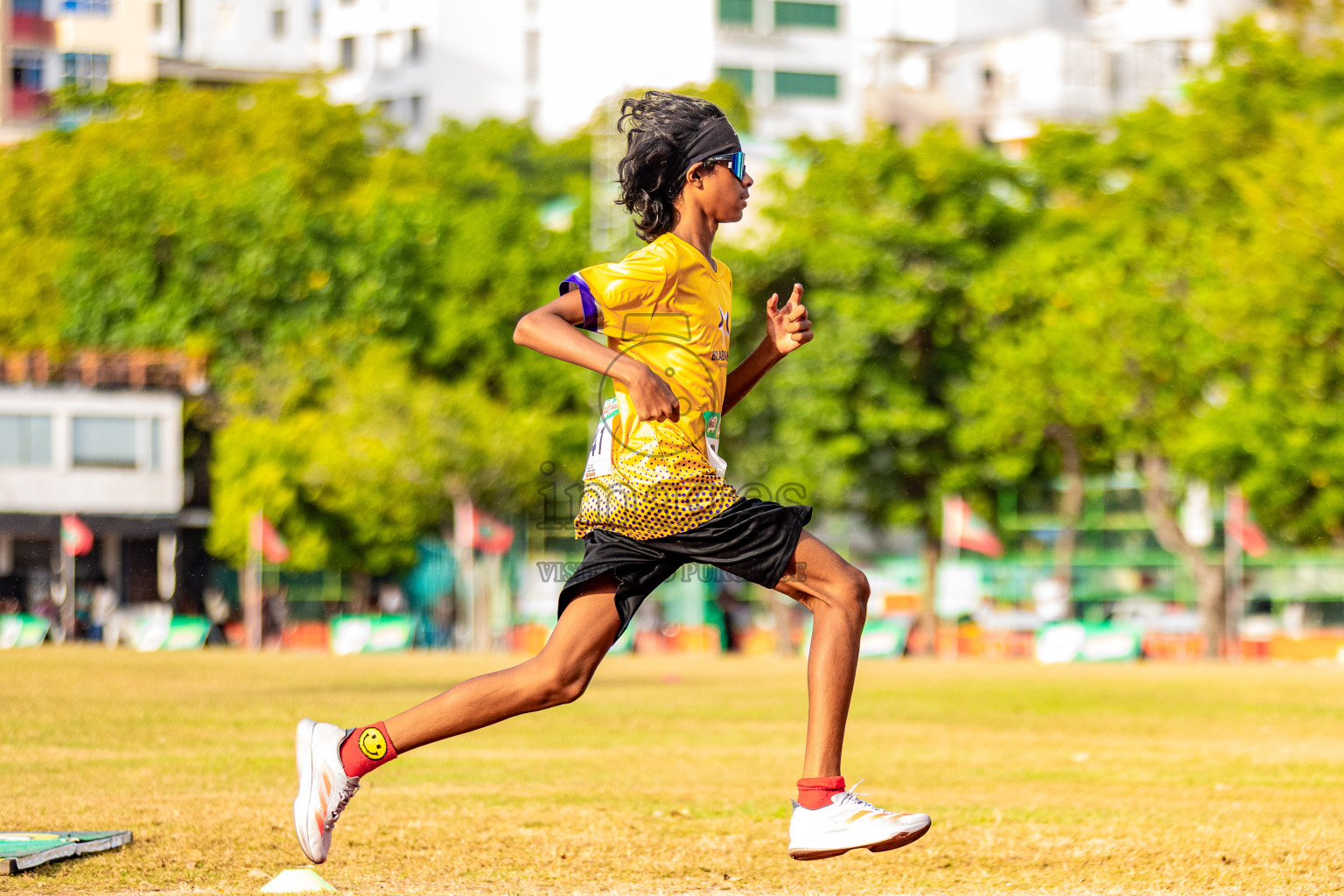 Day 3 of Inter-school Athletics Championship 2025 held in Ekuveni Synthetic Track, Male', Maldives on Wednesday, 08th October 2025. Photos by: Areef Adam  / Images.mv