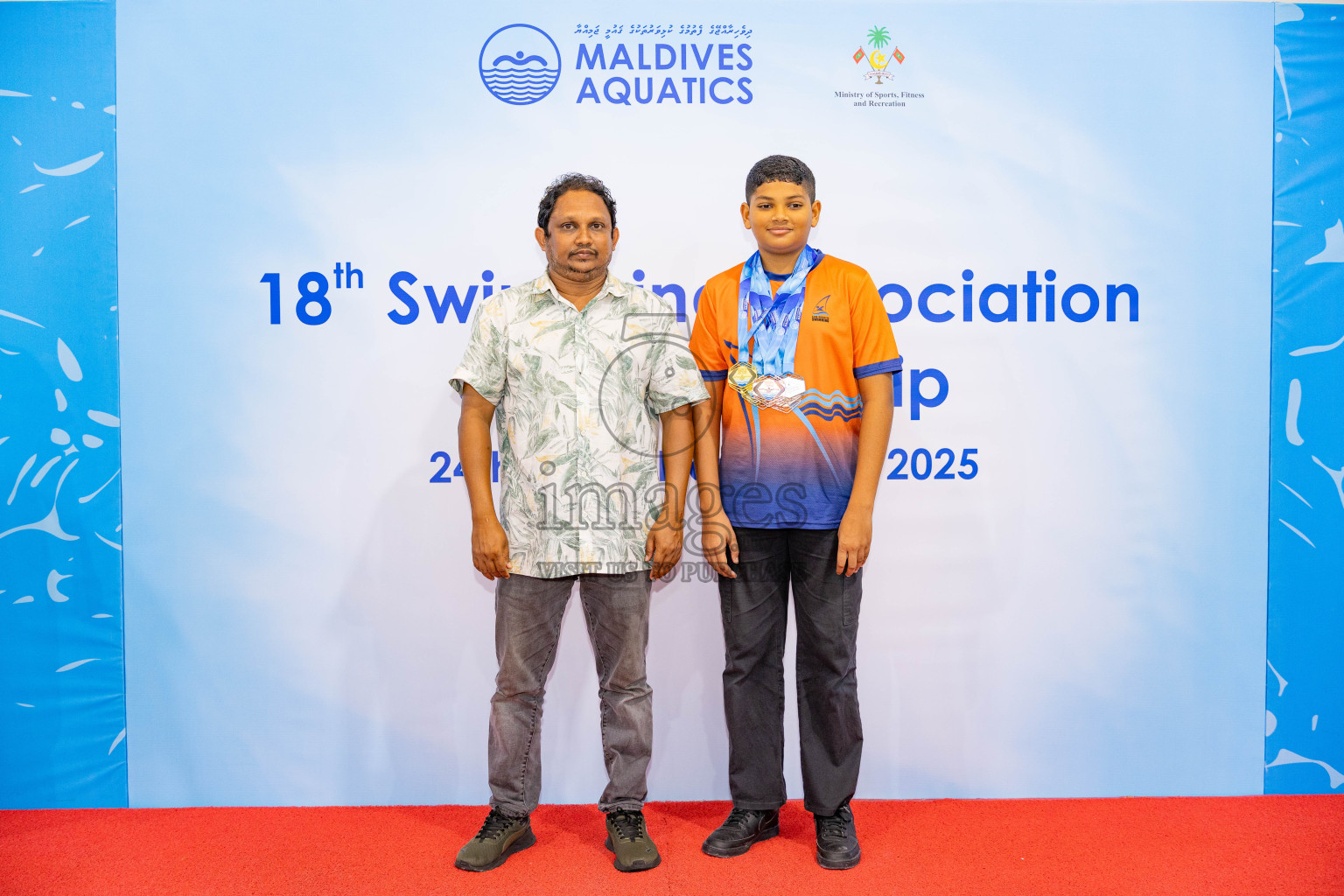18th Swimming Association Championship 2025, Closing Ceremony was held on Saturday, 29th November 2025 at Swimming Track Hulhumale', Maldives. Photos: Areef Adam / images.mv