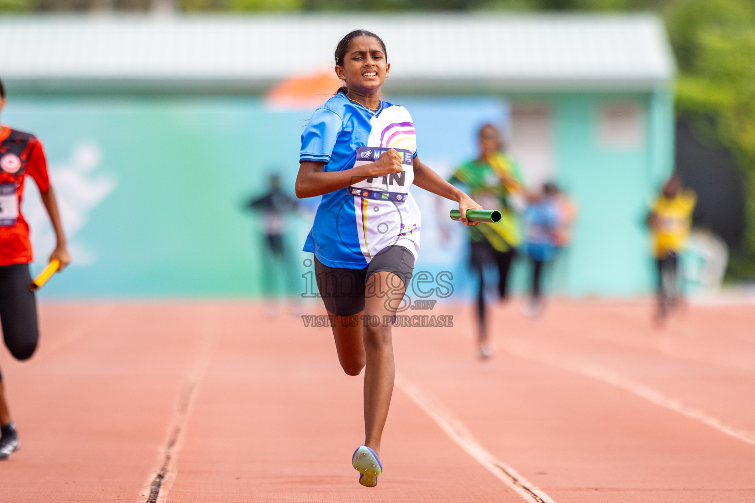 Day 5 of MWSC Interschool Athletics Championships 2024 held in Hulhumale Running Track, Hulhumale, Maldives on Wednesday, 13th November 2024. Photos by: Raif Yoosuf / Images.mv