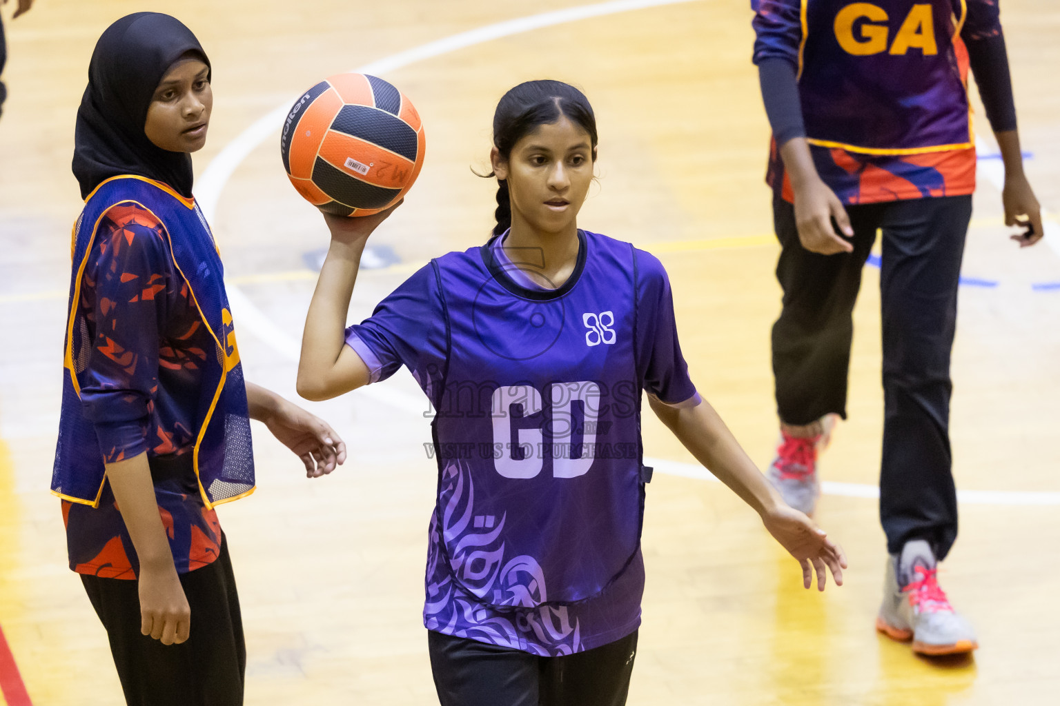 Day 11 of 25th Inter-School Netball Tournament was held in Social Center at Male', Maldives on Wednesday, 21st August 2024.