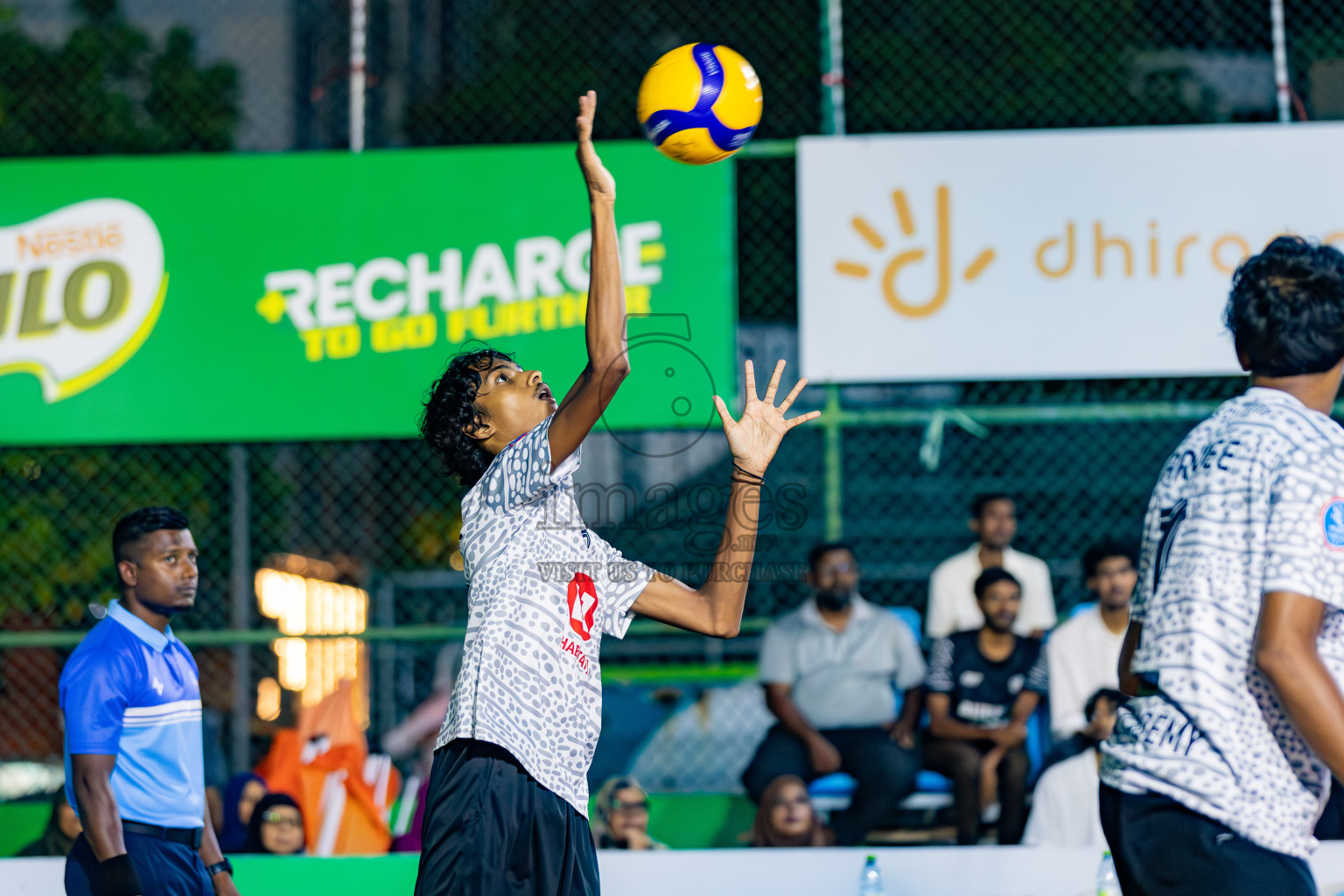 Semi Finals of Milo National Junior Volleyball Championship 2025 Day 5 was held on Thursday, 27th November 2025 at Ekuveni Turf Court Male', Maldives. Photos: Areef Adam / images.mv