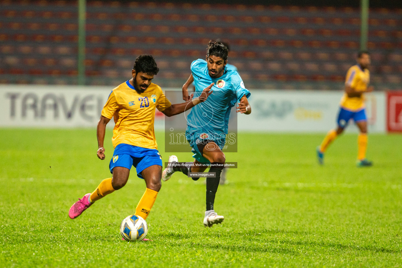 Club Valencia vs United Victory in the President's Cup 2021/2022 held in Male', Maldives on 19 December 2021