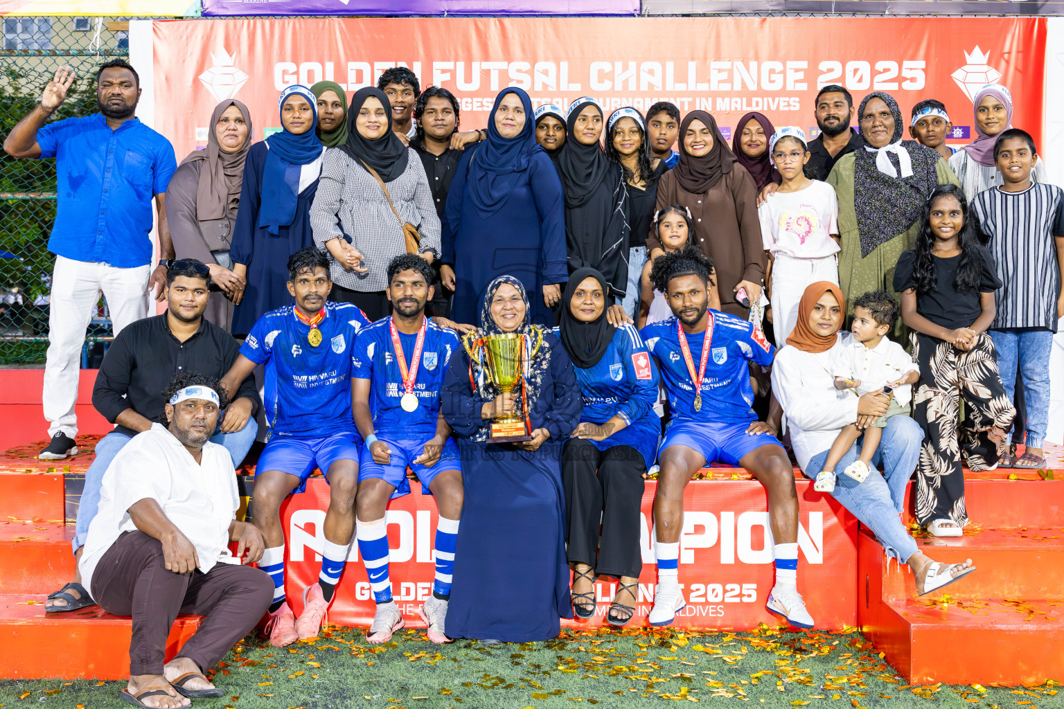 AA. Mathiveri VS AA. Thoddoo in Atoll Round Final on Day 20 of Golden Futsal Challenge 2025 was held on Friday, 24th January 2025, in Hulhumale', Maldives. Photos: Ismail Thoriq / images.mv
