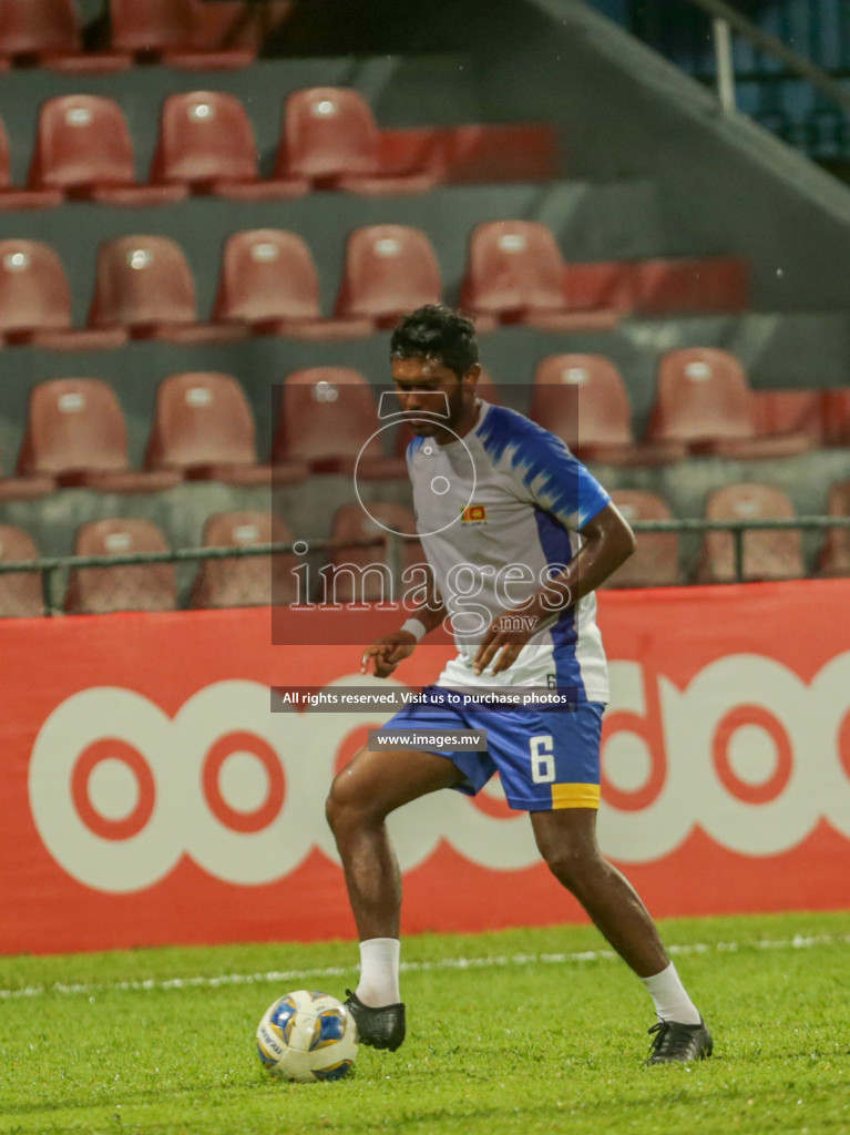 Nepal vs Sri Lanka in SAFF Championship 2021 held on 4th October 2021 in Galolhu National Stadium, Male', Maldives