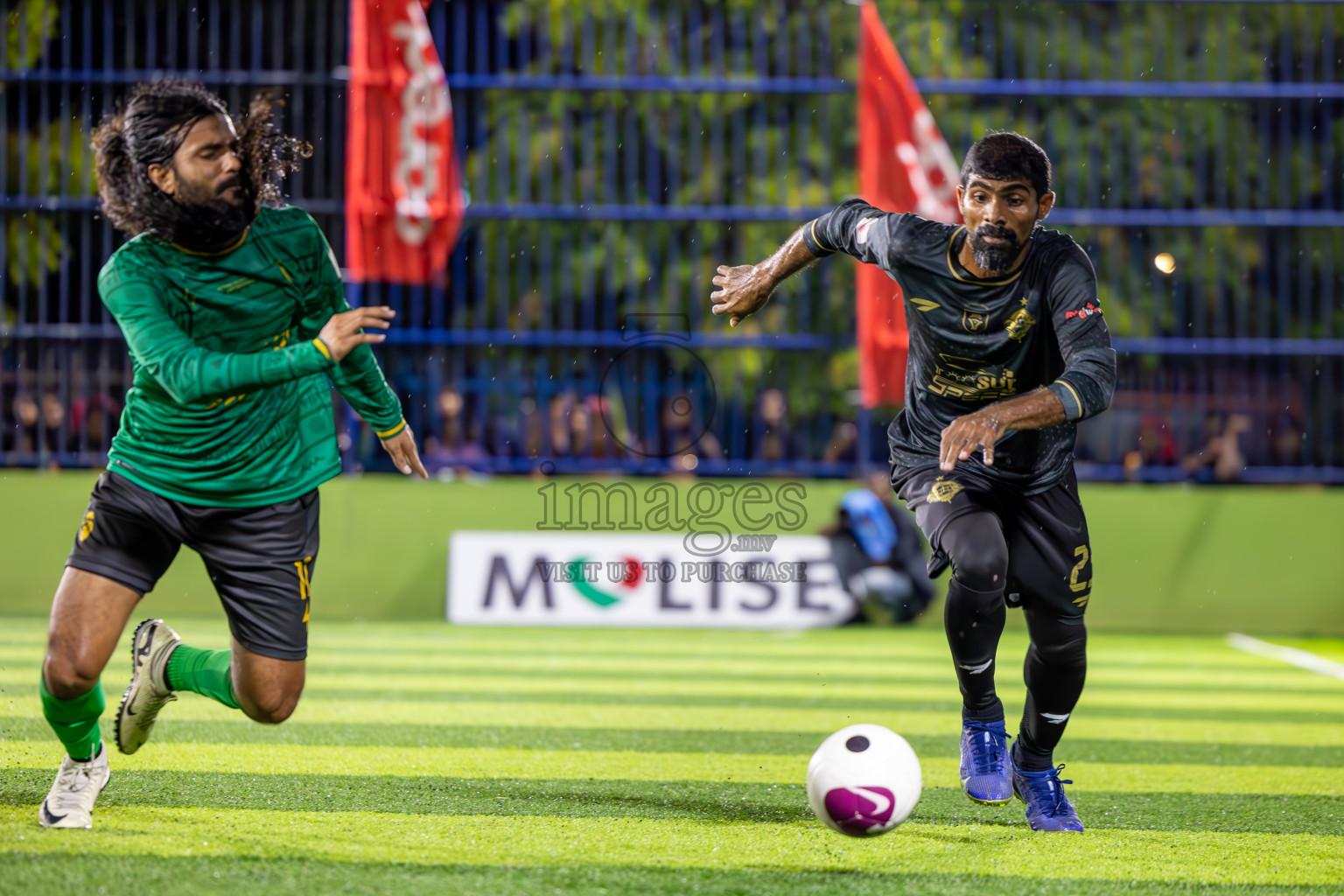 Muring FC vs Afro SC in Semi Final of Eydhafushi Futsal Cup 2024 was held on Monday , 15th April 2024, in B Eydhafushi, Maldives Photos: Ismail Thoriq / images.mv