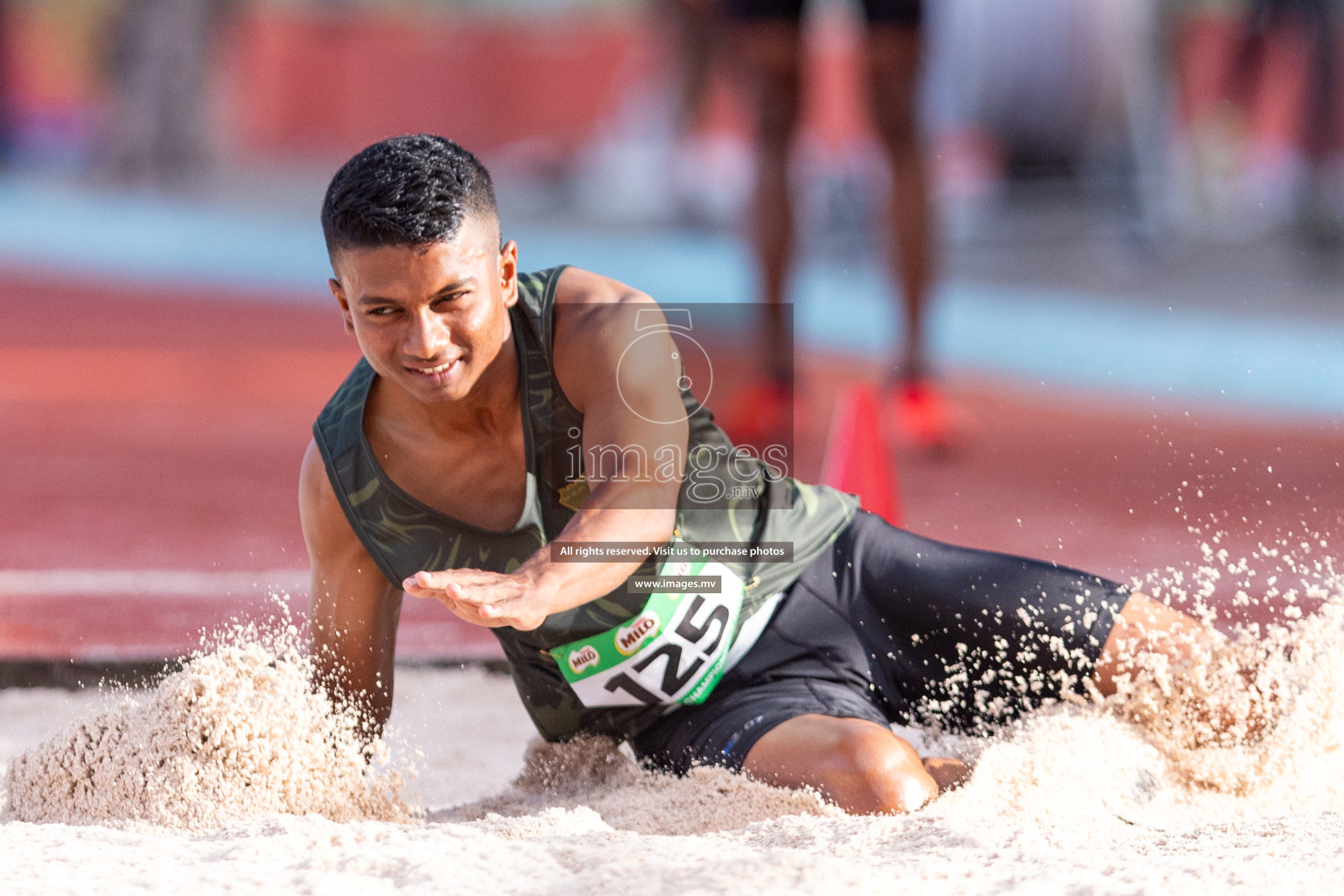 Day 2 of National Athletics Championship 2023 was held in Ekuveni Track at Male', Maldives on Saturday, 25th November 2023. Photos: Nausham Waheed / images.mv