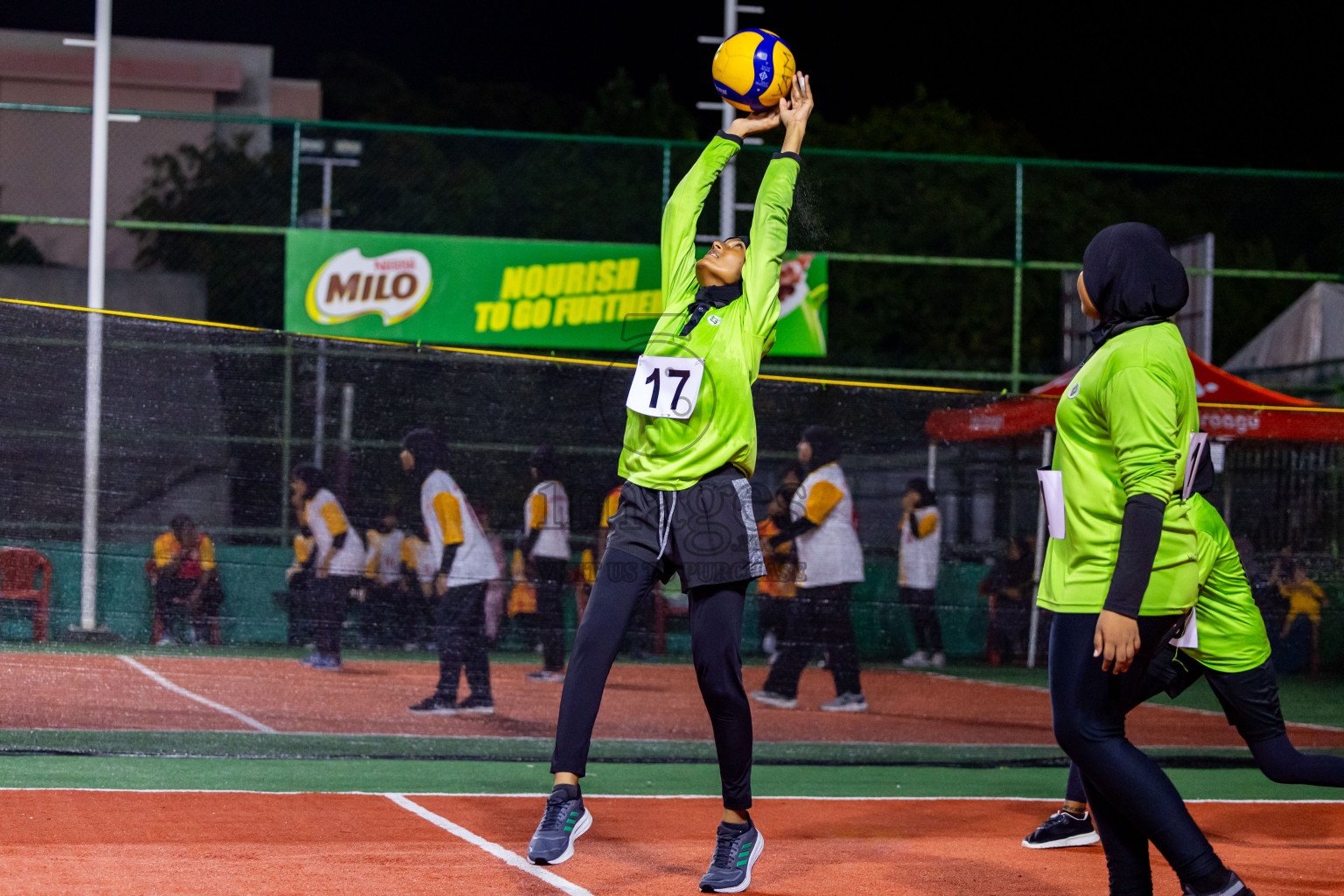 Day 2 of Interschool Volleyball Tournament 2024 was held in Ekuveni Volleyball Court at Male', Maldives on Sunday, 24th November 2024. Photos: Nausham Waheed / images.mv