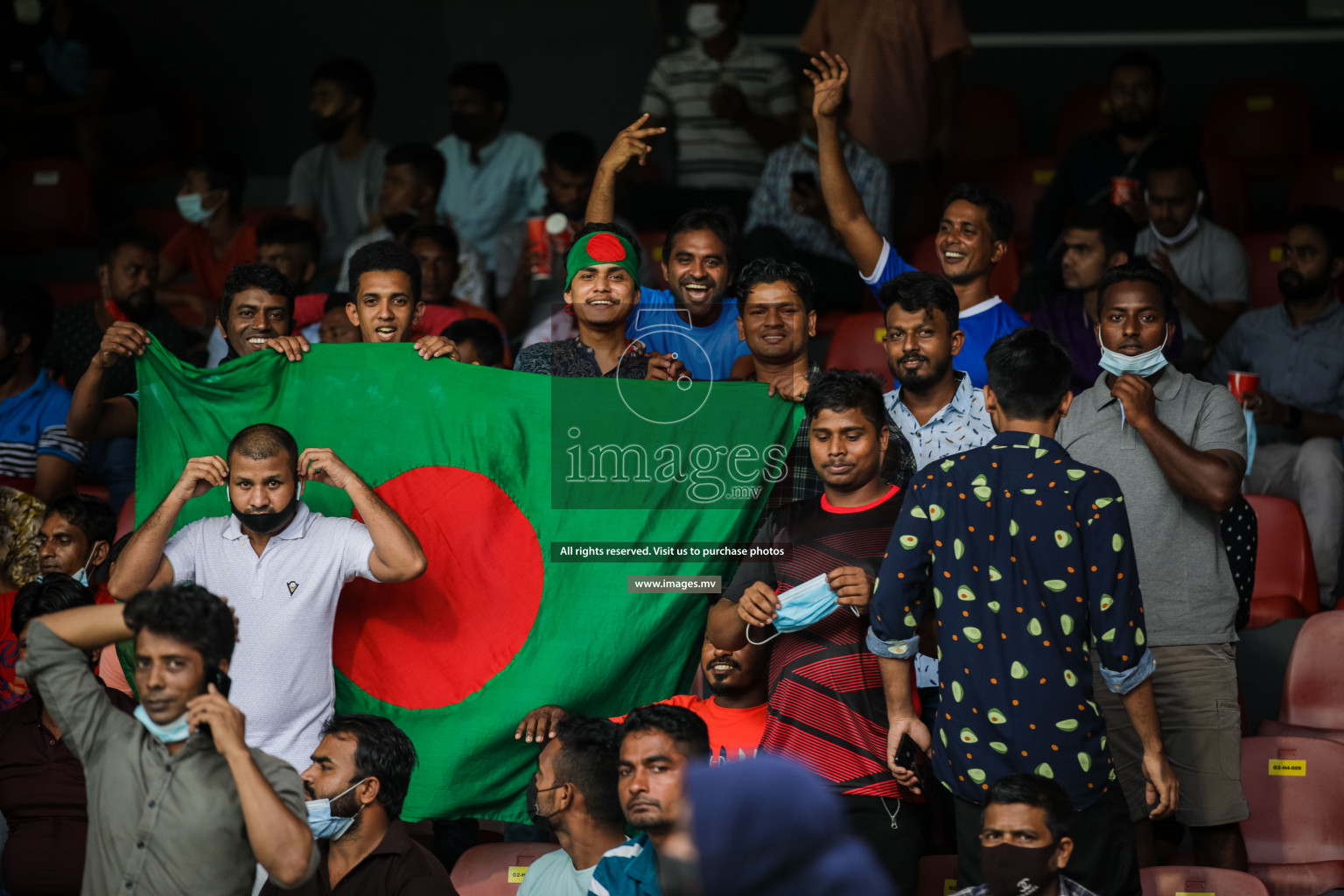 Bangladesh vs Sri Lanka in SAFF Championship 2021 held on 1st October 2021 in Galolhu National Stadium, Male', Maldives