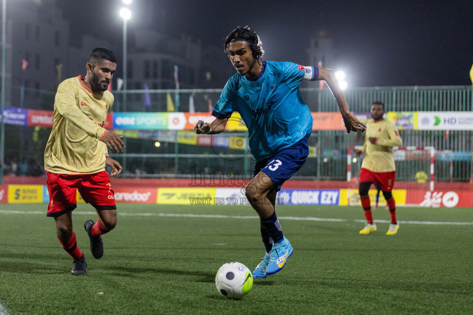 L Mundoo vs L Maamendhoo in Day 16 of Golden Futsal Challenge 2024 was held on Tuesday, 30th January 2024, in Hulhumale', Maldives Photos: Nausham Waheed / images.mv