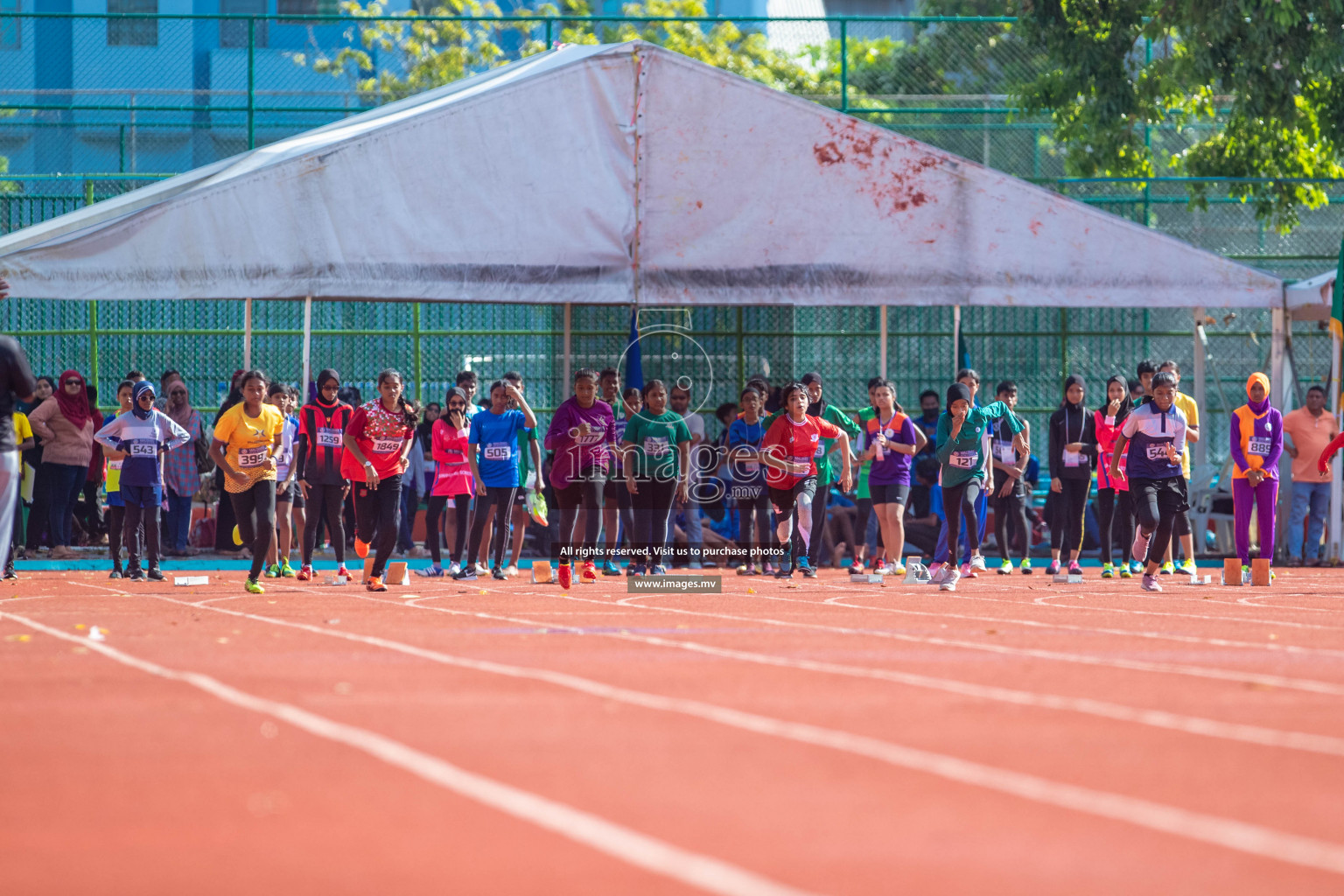 Day 1 of Inter-School Athletics Championship held in Male', Maldives on 22nd May 2022. Photos by: Maanish / images.mv