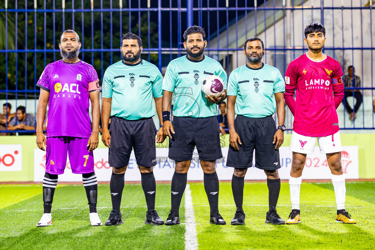 V Vela vs Cable Brothers in Day 5 of Eydhafushi Futsal Cup 2024 was held on Friday, 12th April 2024, in B Eydhafushi, Maldives Photos: Nausham Waheed / images.mv