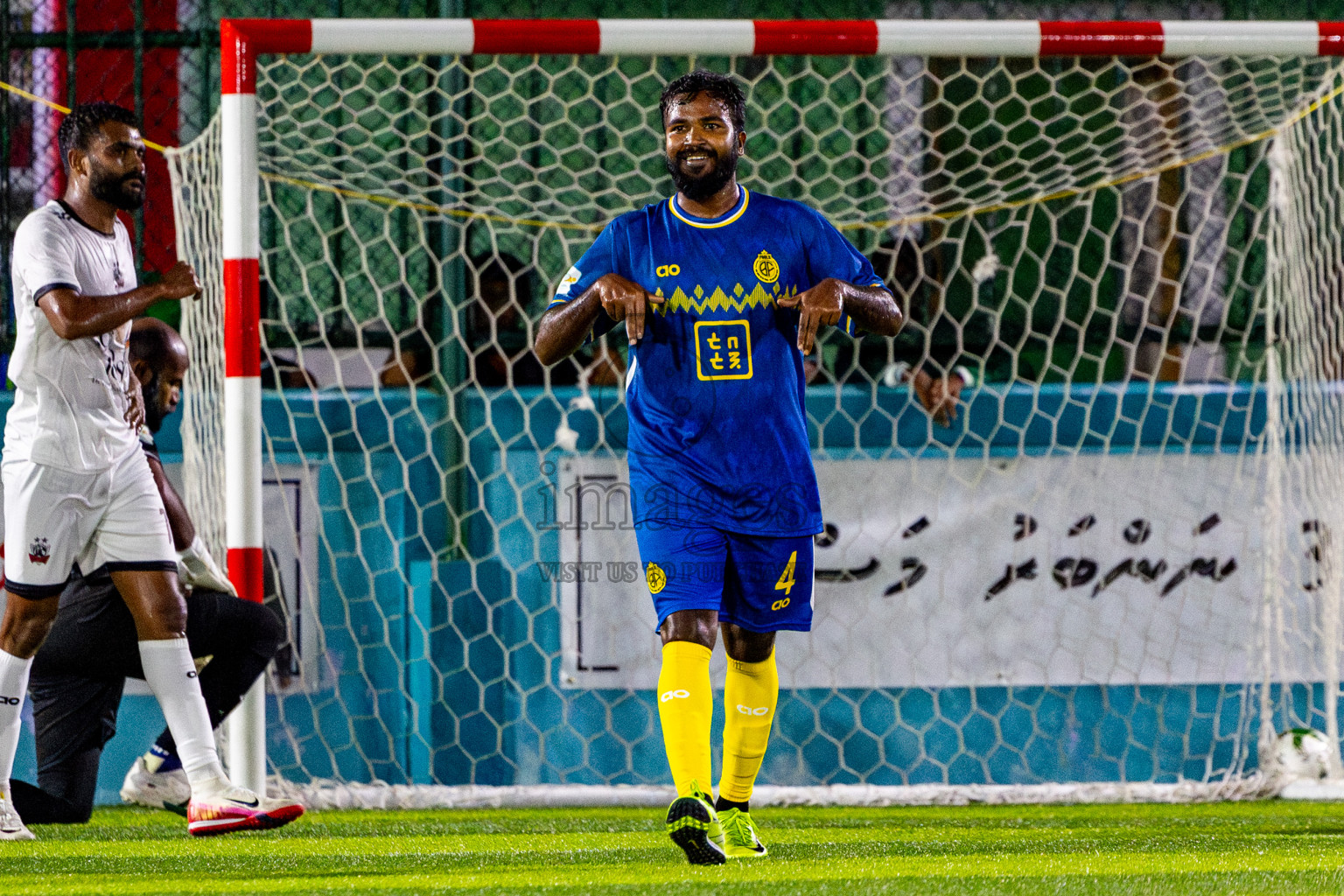 Fools Sc vs Ifhaams in Day 3 of Laamehi Dhiggaru Ekuveri Futsal Challenge 2025 was held on Saturday, 26th July 2025, at Dhiggaru Futsal Ground, Dhiggaru, Maldives Photos: Nausham Waheed  / images.mv