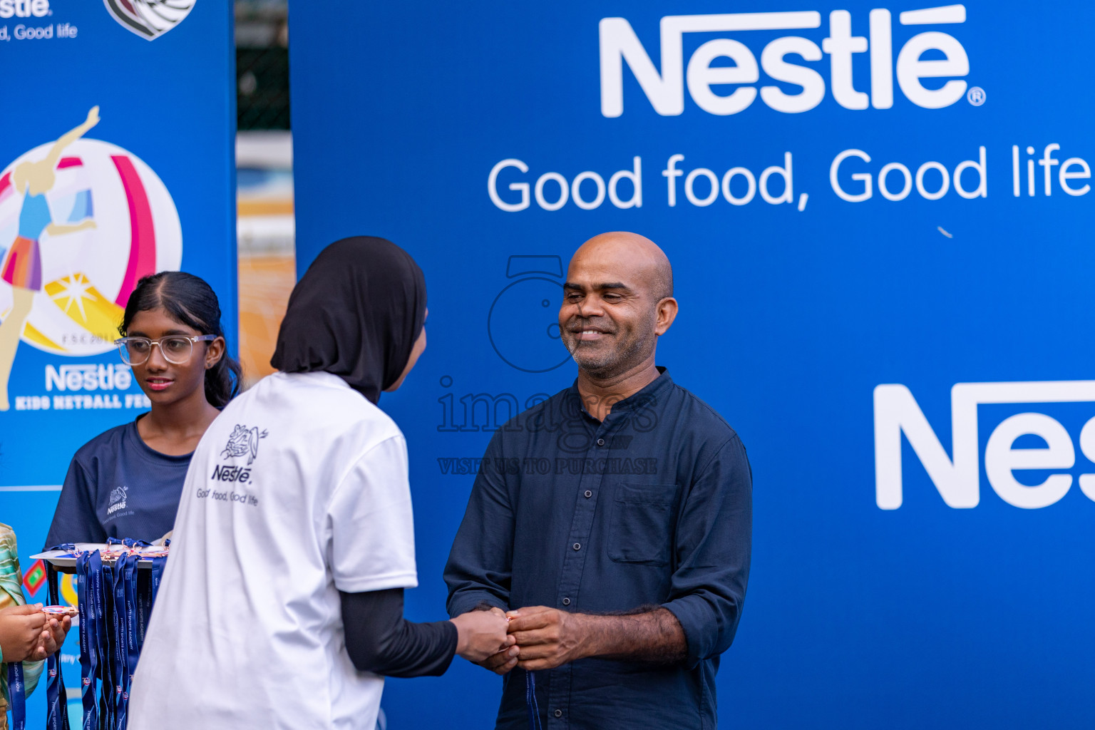 Day 3 of Nestle' Kids Netball Fest 2023 held in Henveyru Stadium, Male', Maldives on Saturday, 2nd December 2023.
Photos: Ismail Thoriq / images.mv