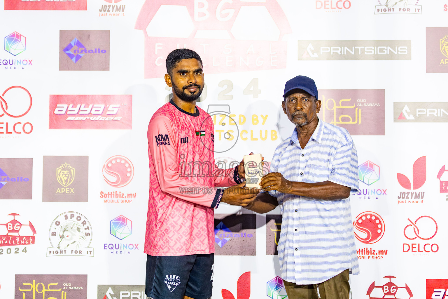 Spartans vs Invicto SC in Day 5 of BG Futsal Challenge 2024 was held on Saturday, 16th March 2024, in Male', Maldives Photos: Nausham Waheed / images.mv