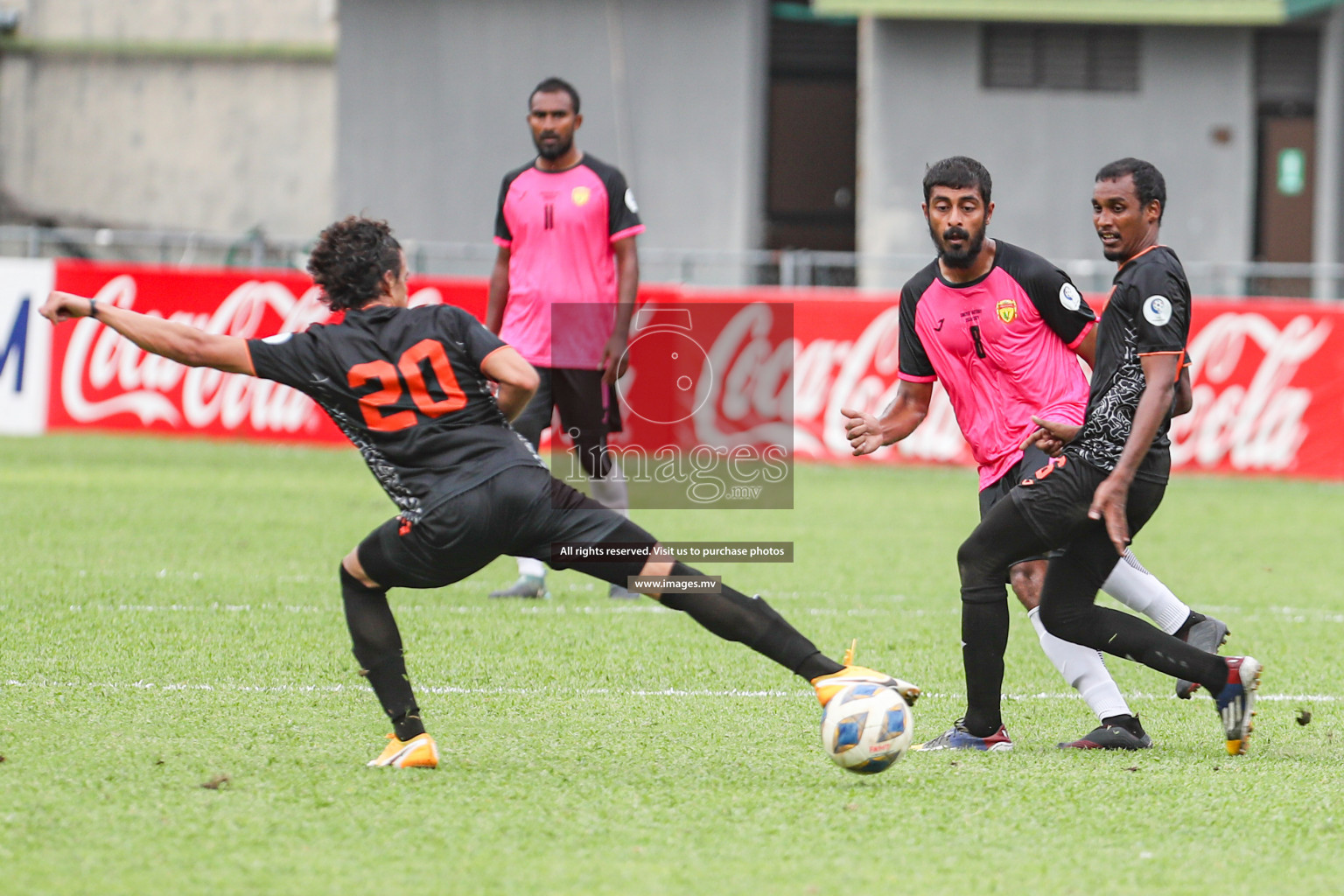 Club Eagles vs United Victory in Dhiraagu Dhivehi Premier League 2020-21 on 09 January 2021 held in Male', Maldives