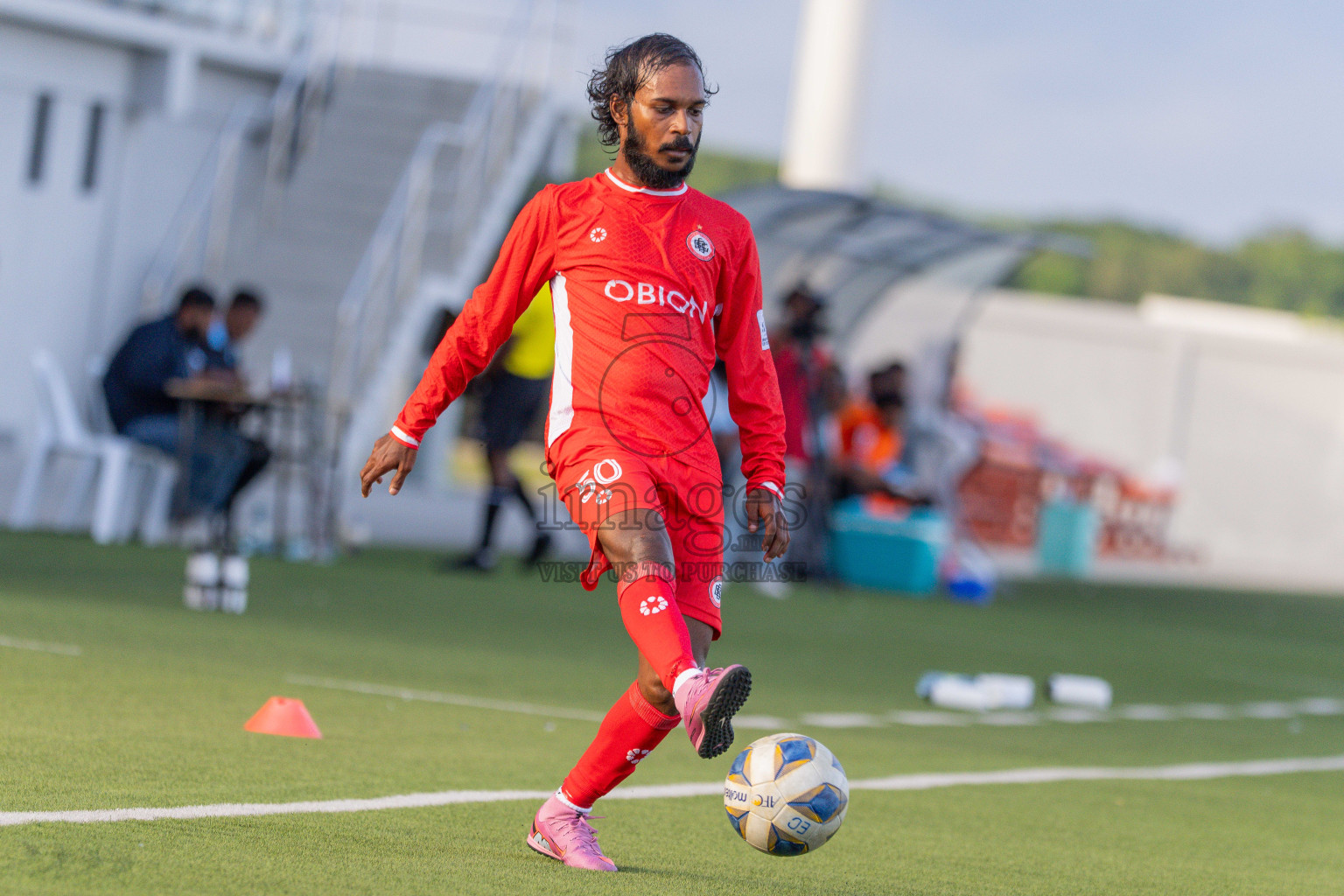 Semi Finals Match 01 Irumathi FC VS CC Sports Club in Day 7 of Eydhafushi Cup 2025 held in Eydhafushi Football Stadium at B. Eydhafushi, Maldives on Friday, 12th September 2025. Photos: Arif Rasheed / images.mv