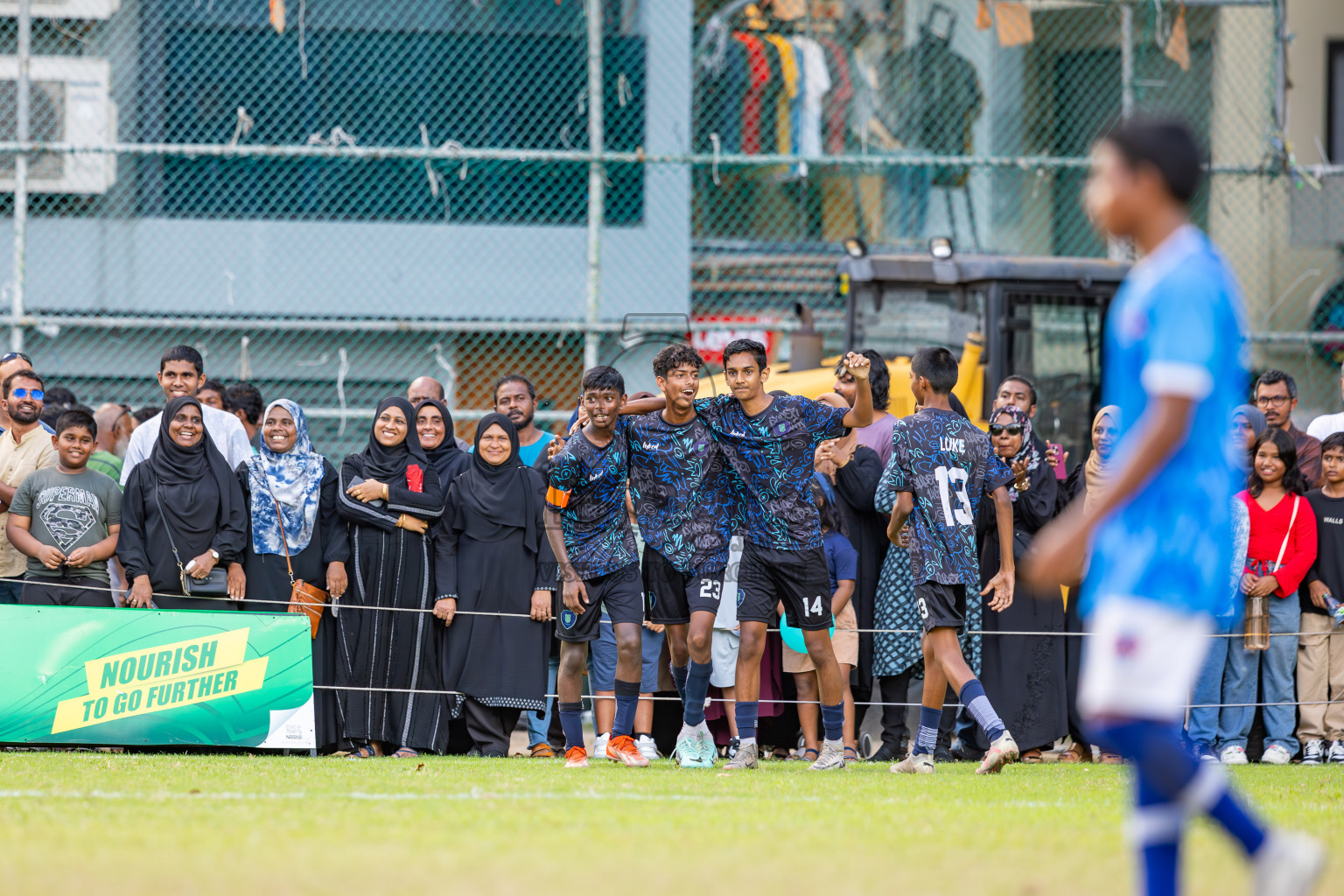 Day 4 of MILO Academy Championship 2024 (U-14) was held in Henveyru Stadium, Male', Maldives on Sunday, 3rd November 2024. Photos: Ismail Thoriq / Images.mv