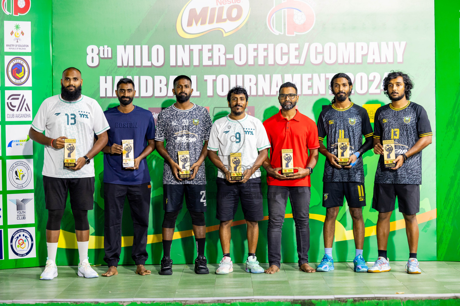 1st Division Final of 8th Inter-Office/Company Handball Tournament 2024, held in Handball ground, Male', Maldives on Tuesday, 11th September 2024 Photos: Nausham Waheed/ Images.mv