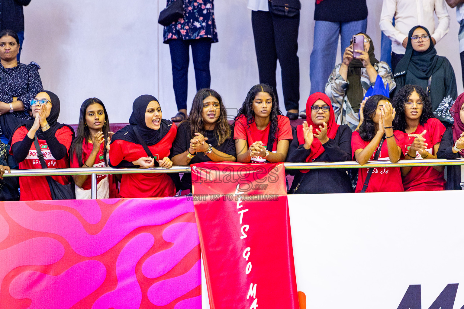 Maldives vs SriLanka in Day 2 of Under 16 Woman's Asian Cup SABA Qualifiers 2025 was held in Social Center, Male', Maldives on Friday, 13th June 2025. Photos: Nausham Waheed / images.mv