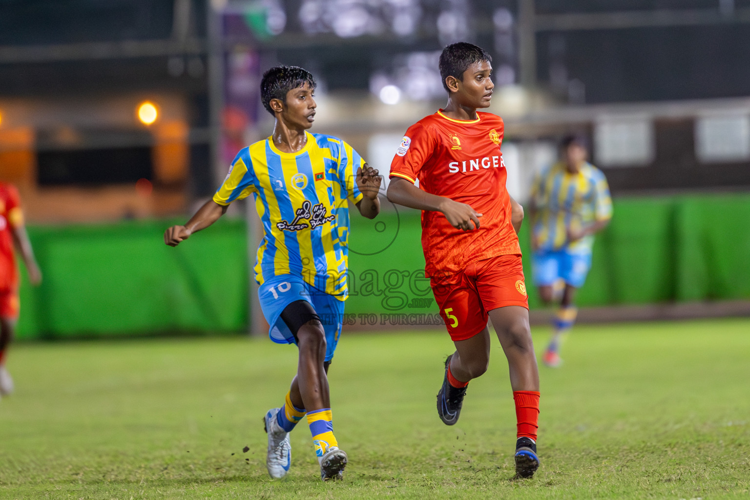 Dhivehi Youth League 2024 - Day 1. Matches held at Henveiru Stadium on 21st November 2024 , Thursday. Photos: Shuu Abdul Sattar/ Images.mv