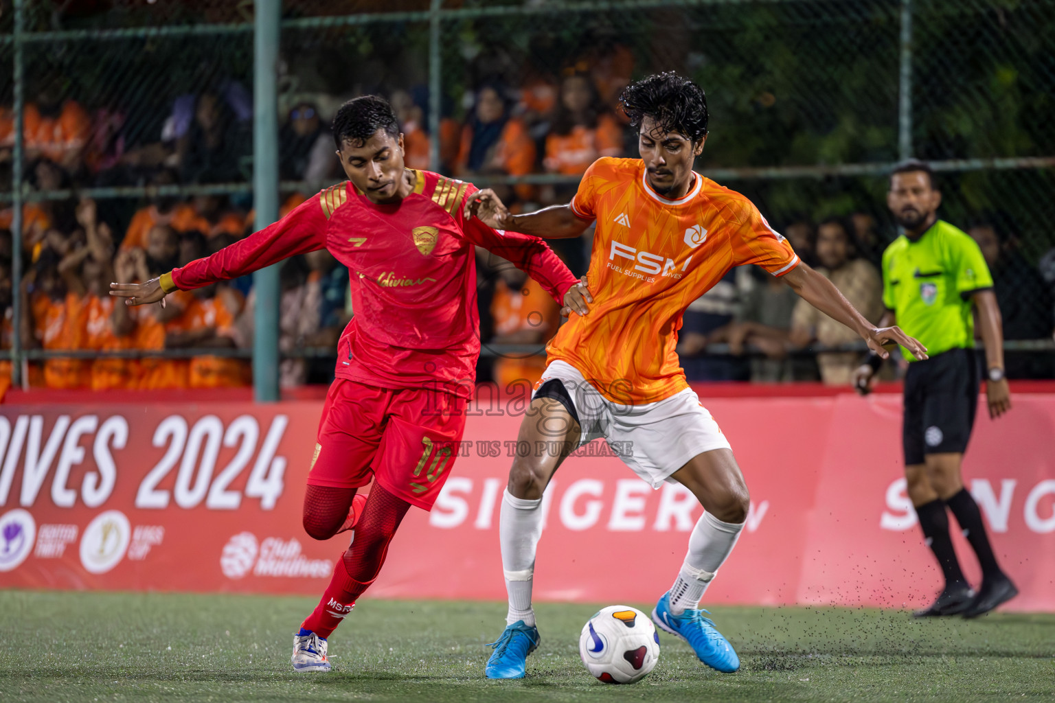 FSM vs Maldivian in Round of 16 of Club Maldives Cup 2024 held in Rehendi Futsal Ground, Hulhumale', Maldives on Monday, 7th October 2024. Photos: Ismail Thoriq / images.mv