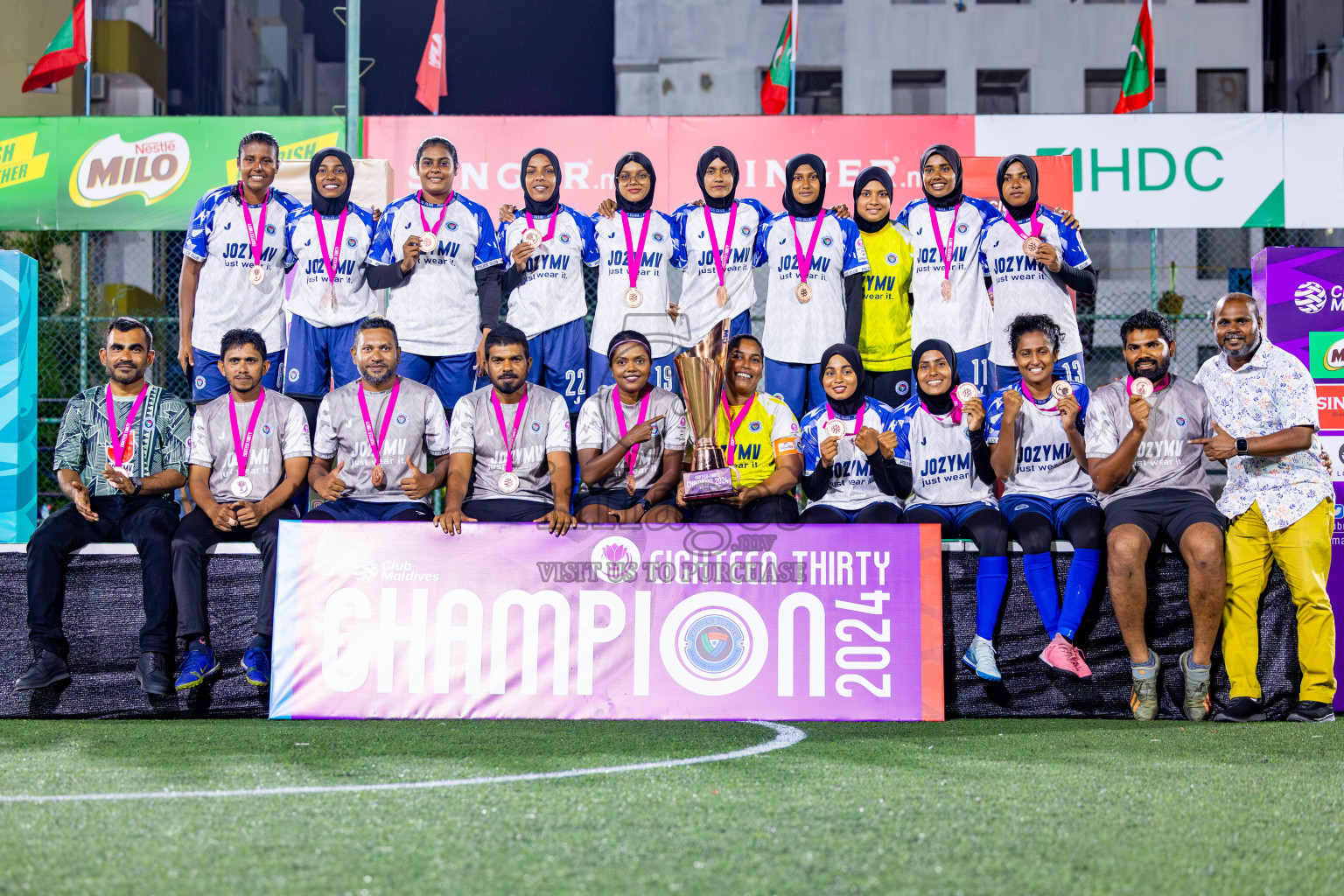 MPL vs POLICE CLUB in Finals of Eighteen Thirty 2024 held in Rehendi Futsal Ground, Hulhumale', Maldives on Sunday, 22nd September 2024. Photos: Nausham Waheed, Shu / images.mv