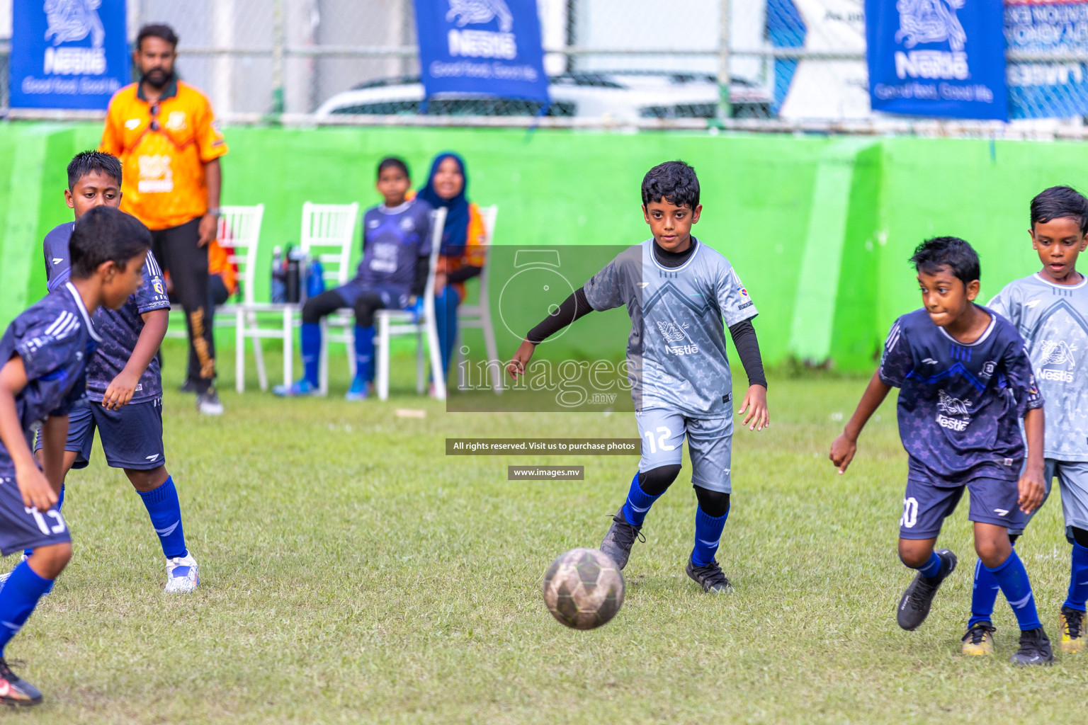 Day 2 of Nestle kids football fiesta, held in Henveyru Football Stadium, Male', Maldives on Thursday, 12th October 2023 Photos: Ismail Thoriq / Images.mv