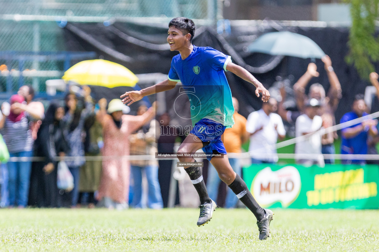 Day 2 of MILO Academy Championship 2023 (u14) was held in Henveyru Stadium Male', Maldives on 4th November 2023. Photos: Nausham Waheed / images.mv