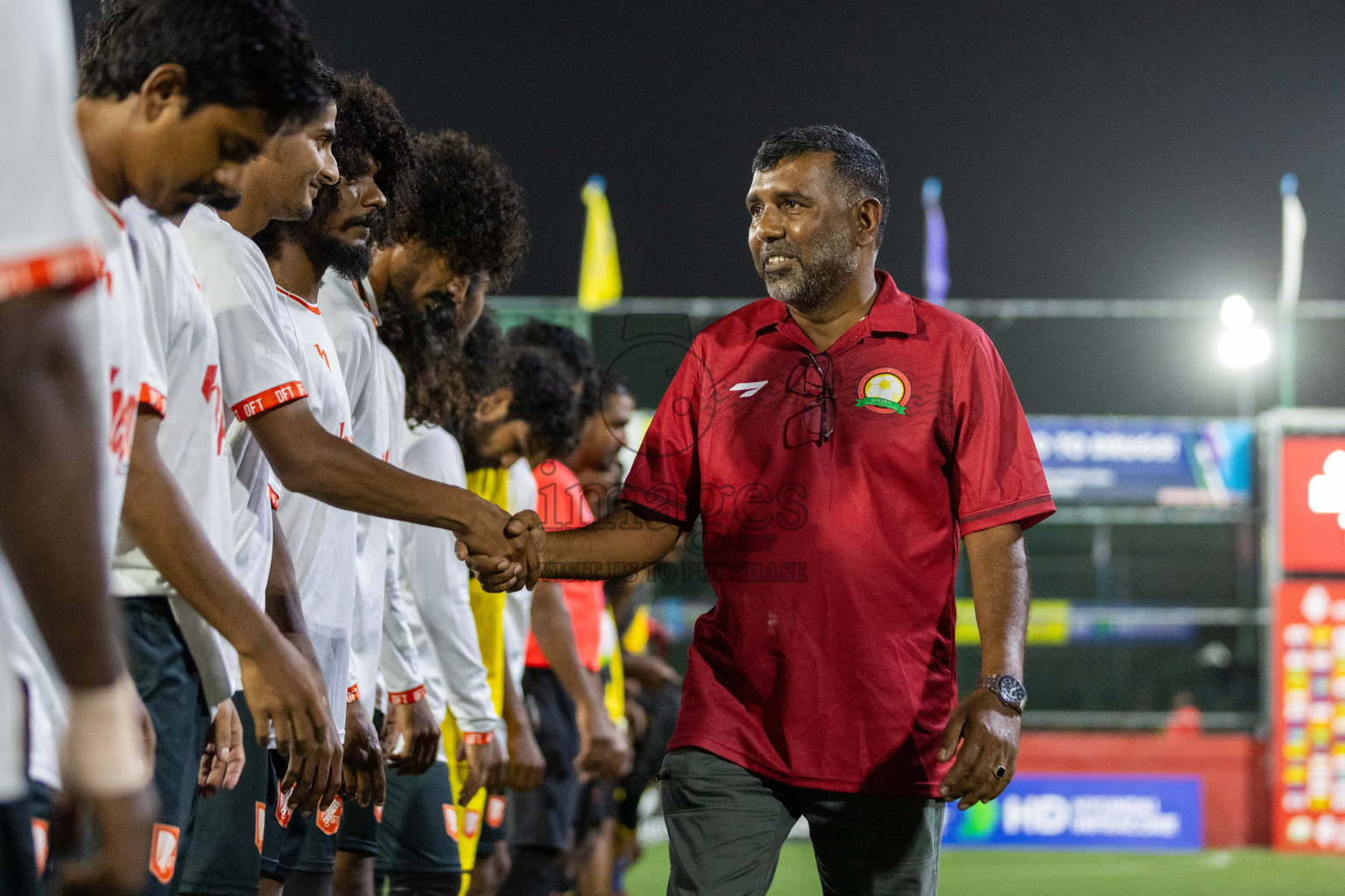 L Kalaidhoo vs L Dhanbidhoo in Day 16 of Golden Futsal Challenge 2024 was held on Tuesday, 30th January 2024, in Hulhumale', Maldives Photos: Nausham Waheed / images.mv