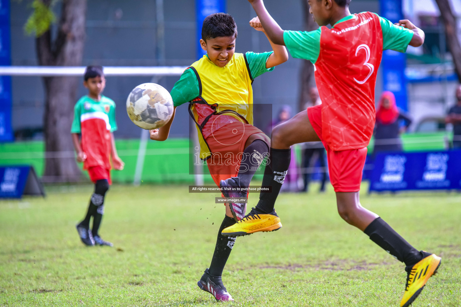 Day 1 of Milo Kids Football Fiesta 2022 was held in Male', Maldives on 19th October 2022. Photos: Nausham Waheed/ images.mv