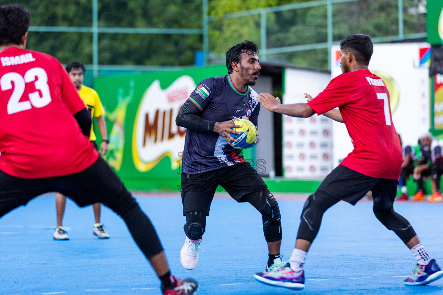 Day 8 of 10th National Handball Tournament 2023, held in Handball ground, Male', Maldives on Tuesday, 5th December 2023 Photos: Nausham Waheed/ Images.mv