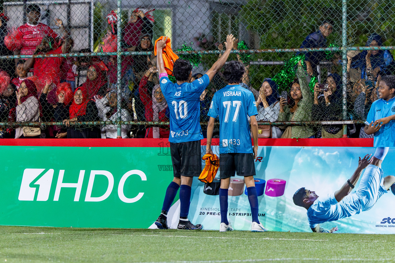 TEAM BADHAHI vs CRIMINAL COURT in Club Maldives Classic 2024 held in Rehendi Futsal Ground, Hulhumale', Maldives on Saturday, 14th September 2024. Photos: Nausham Waheed / images.mv