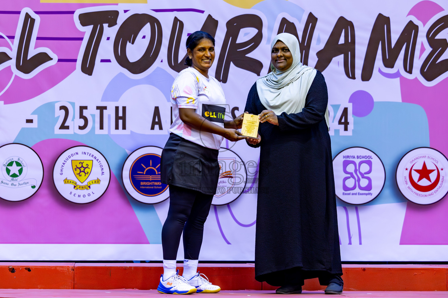 Closing Ceremony of Inter-school Netball Tournament held in Social Center at Male', Maldives on Monday, 26th August 2024. Photos: Hassan Simah / images.mv