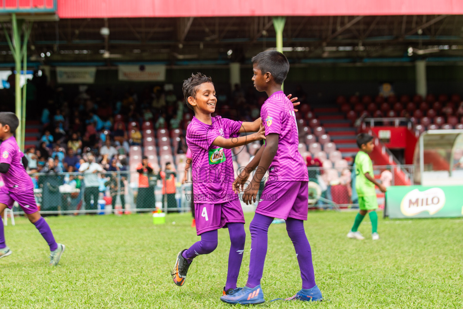 Day 2 of MILO Kids Football Fiesta was held at National Stadium in Male', Maldives on Saturday, 24th February 2024.