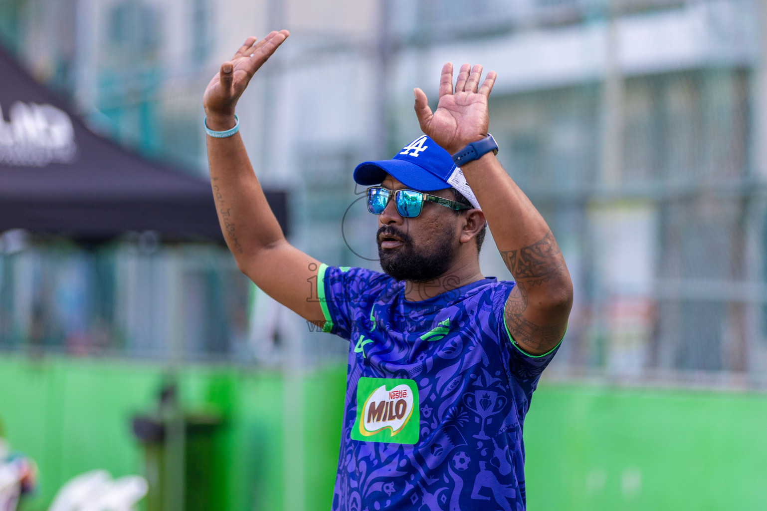 Day 2  of MILO Academy Championship 2024 - U12 was held at Henveiru Grounds in Male', Maldives on Thursday, 5th July 2024. Photos: Shuu Abdul Sattar / images.mv