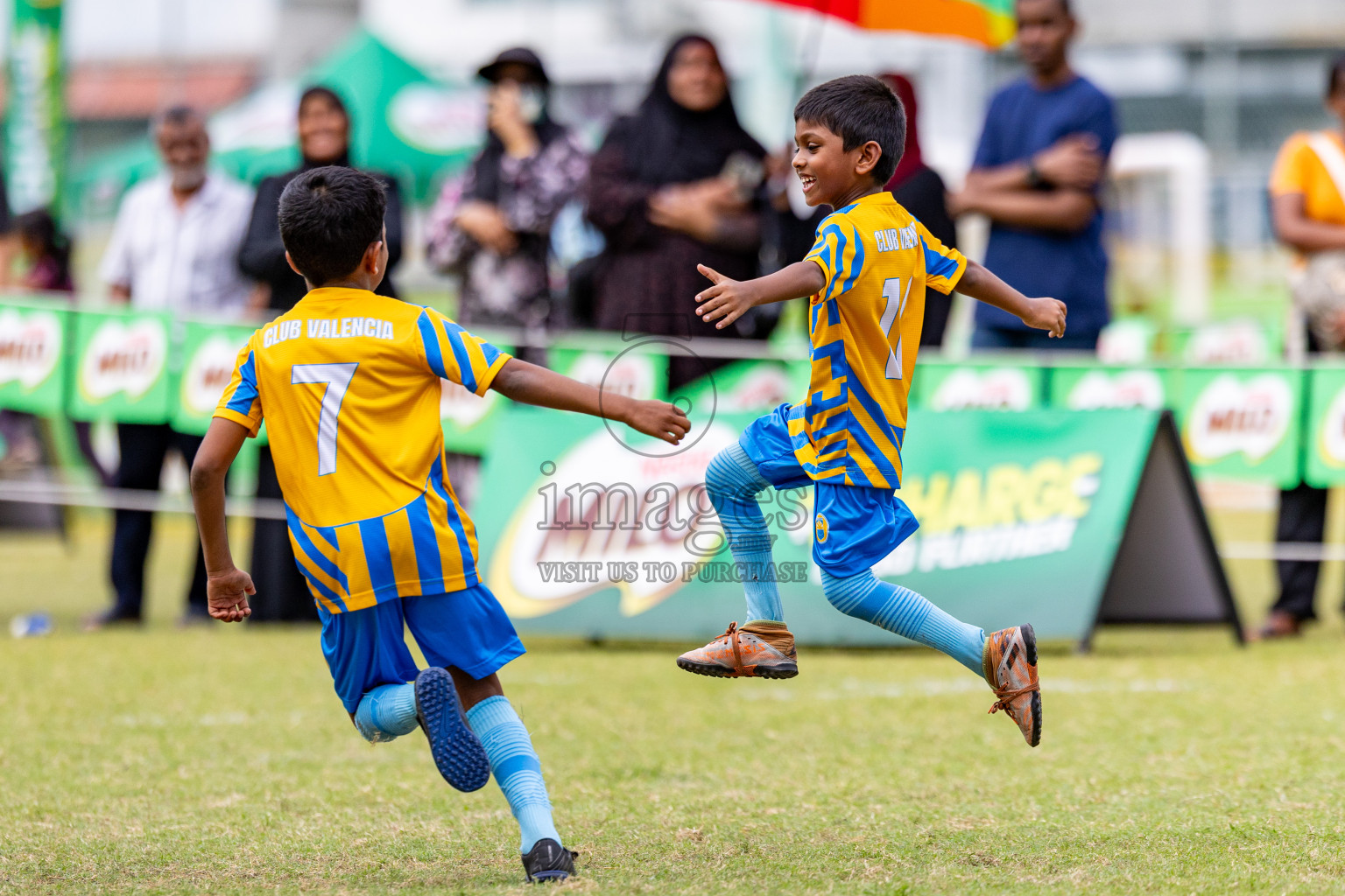 Day 1 of MILO SVAM Juniors 2025 (U-8) was held at Henveiru Stadium in Male', Maldives on Thursday, 26th June 2025. 
Photos: Hassan Simah / images.mv