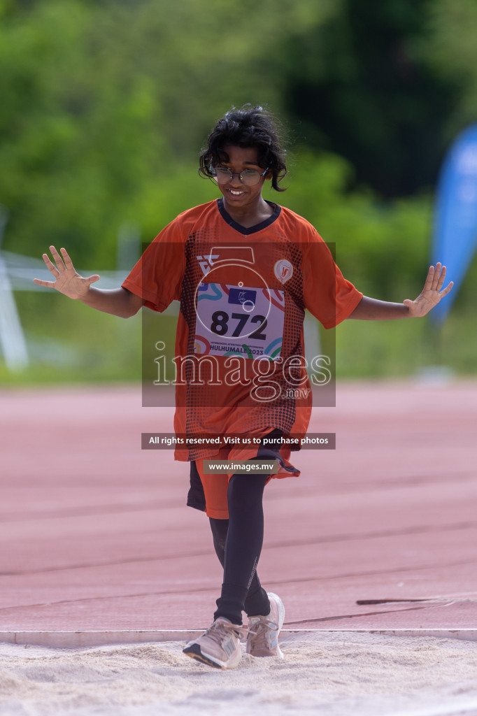 Day two of Inter School Athletics Championship 2023 was held at Hulhumale' Running Track at Hulhumale', Maldives on Sunday, 15th May 2023. Photos: Shuu/ Images.mv