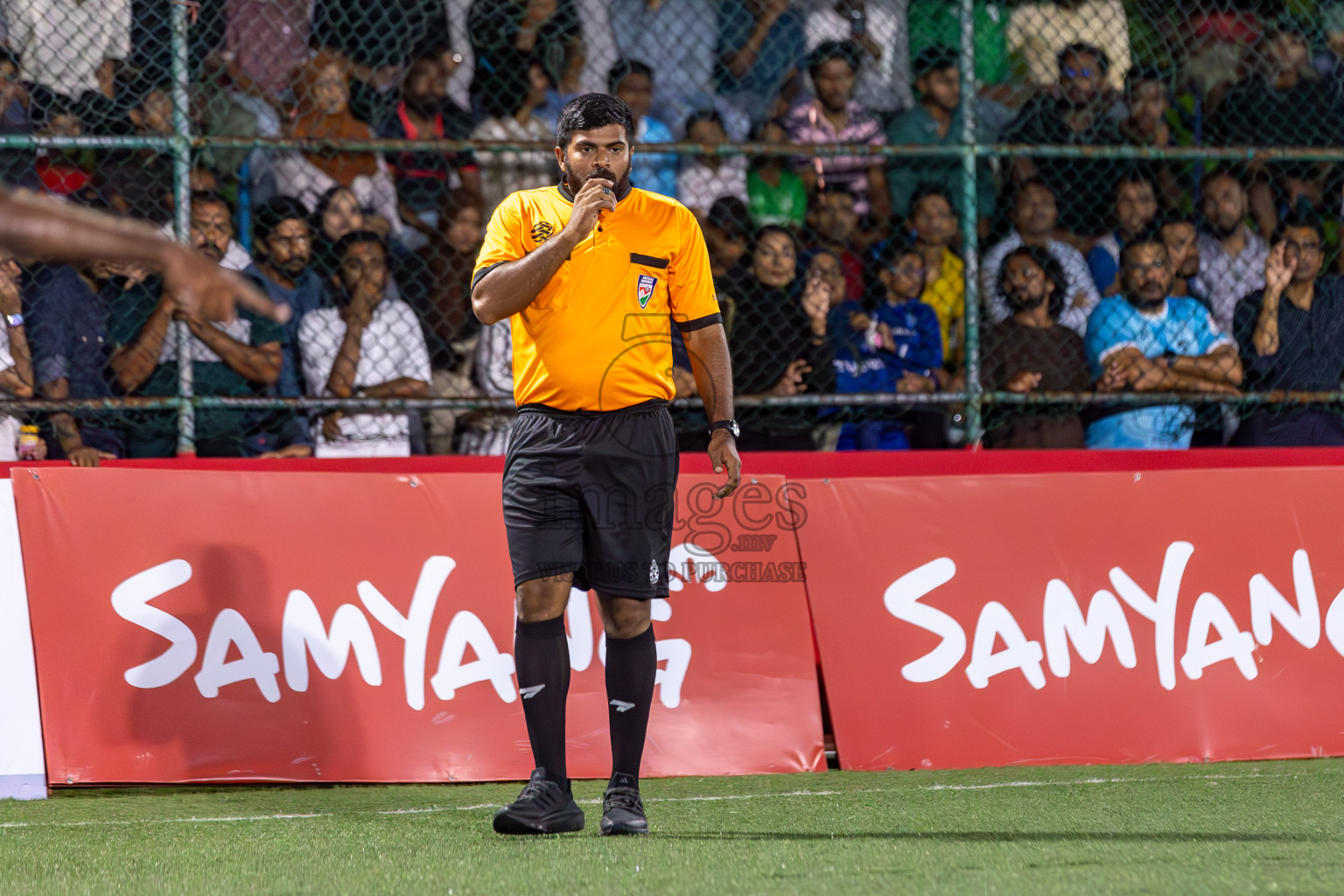 Team Allied vs Club HDC in Club Maldives Cup 2024 held in Rehendi Futsal Ground, Hulhumale', Maldives on Friday, 27th September 2024. 
Photos: Hassan Simah / images.mv