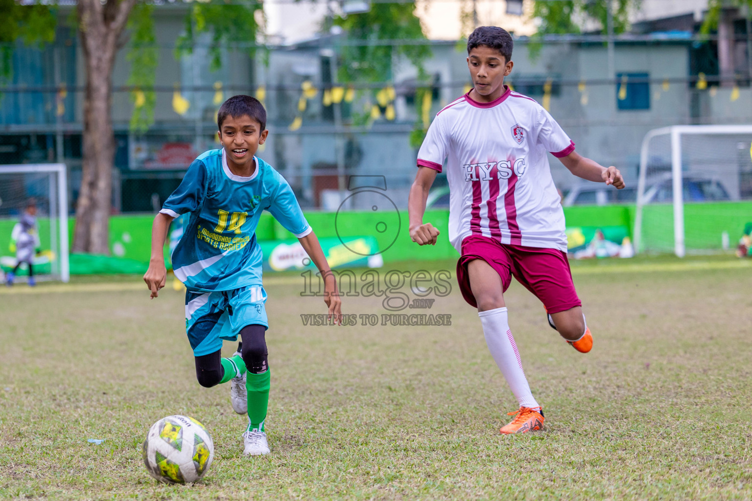 Day 1 of MILO Academy Championship 2024 - U12 was held at Henveiru Grounds in Male', Maldives on Thursday, 4th July 2024. Photos: Shuu Abdul Sattar / images.mv