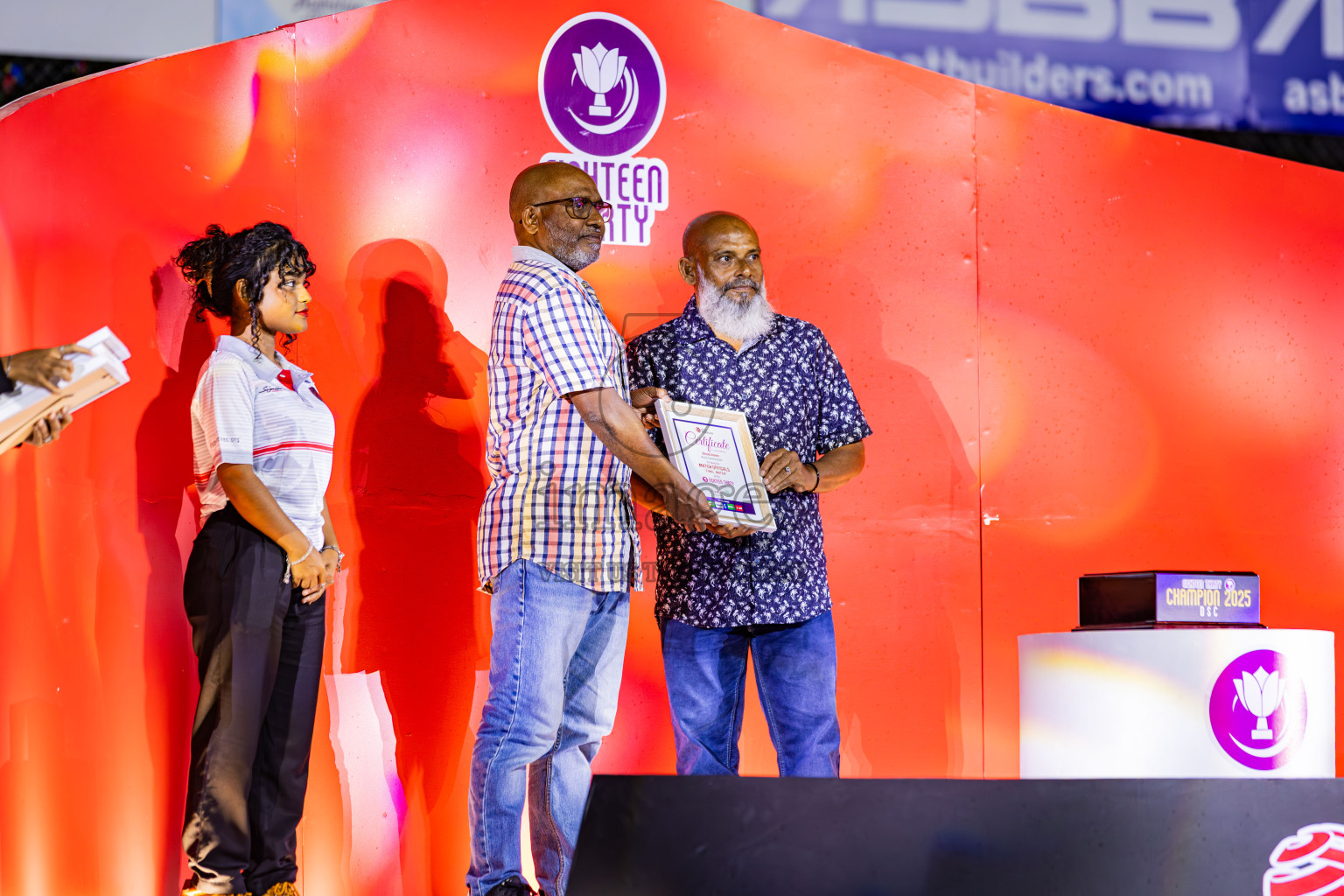 Dhivehi Sifainge Club vs Port Recreation Club in Final of Club Maldives Cup Eighteen Thirty 2025 was held in Rehendi Futsal Ground, Hulhumale', Maldives on Friday, 26th September 2025. Photos: Areef Adam / images.mv