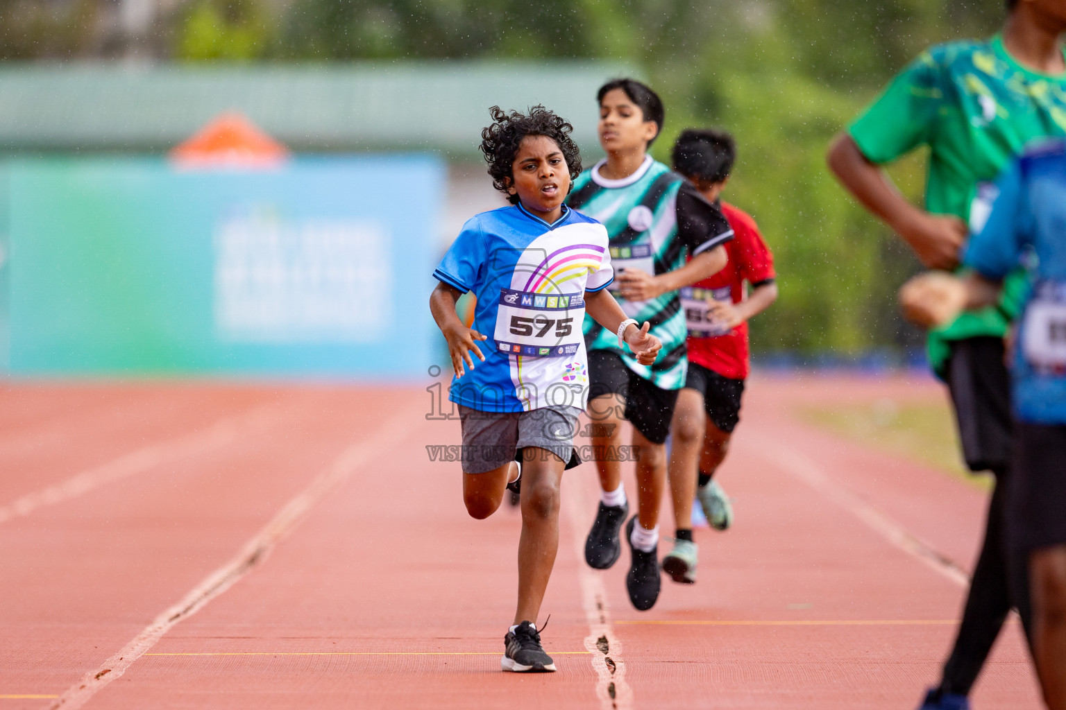 Day 3 of MWSC Interschool Athletics Championships 2024 held in Hulhumale Running Track, Hulhumale, Maldives on Monday, 11th November 2024. 
Photos by: Hassan Simah / Images.mv