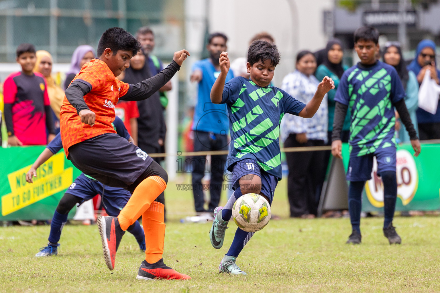 Day 2 of MILO Academy Championship 2024 - U12 was held at Henveiru Grounds in Male', Maldives on Friday, 5th July 2024.
Photos: Ismail Thoriq / images.mv