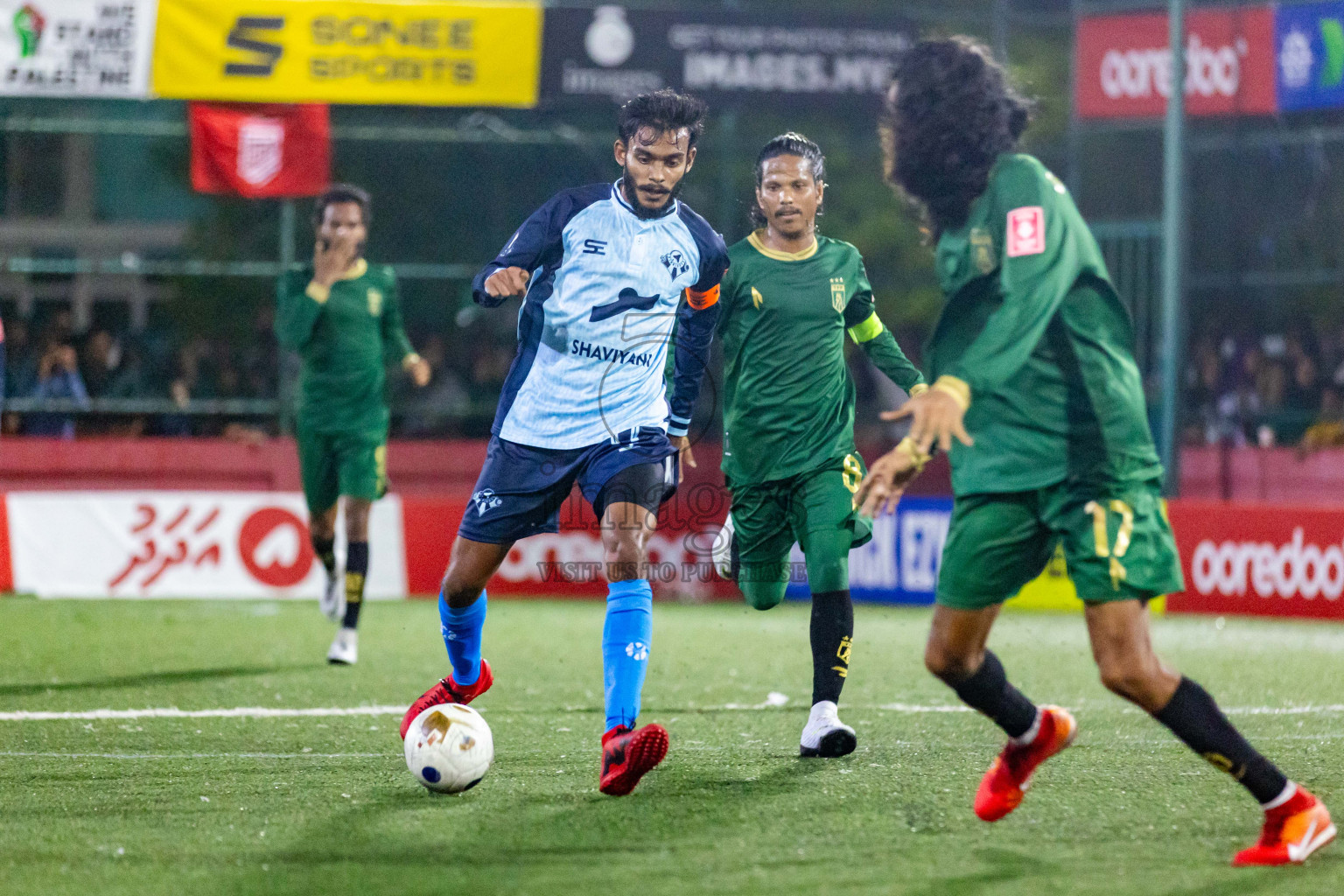 Th Thimarafushi vs Th Kinbidhoo in Day 23 of Golden Futsal Challenge 2024 was held on Tuesday , 6th February 2024 in Hulhumale', Maldives Photos: Nausham Waheed / images.mv