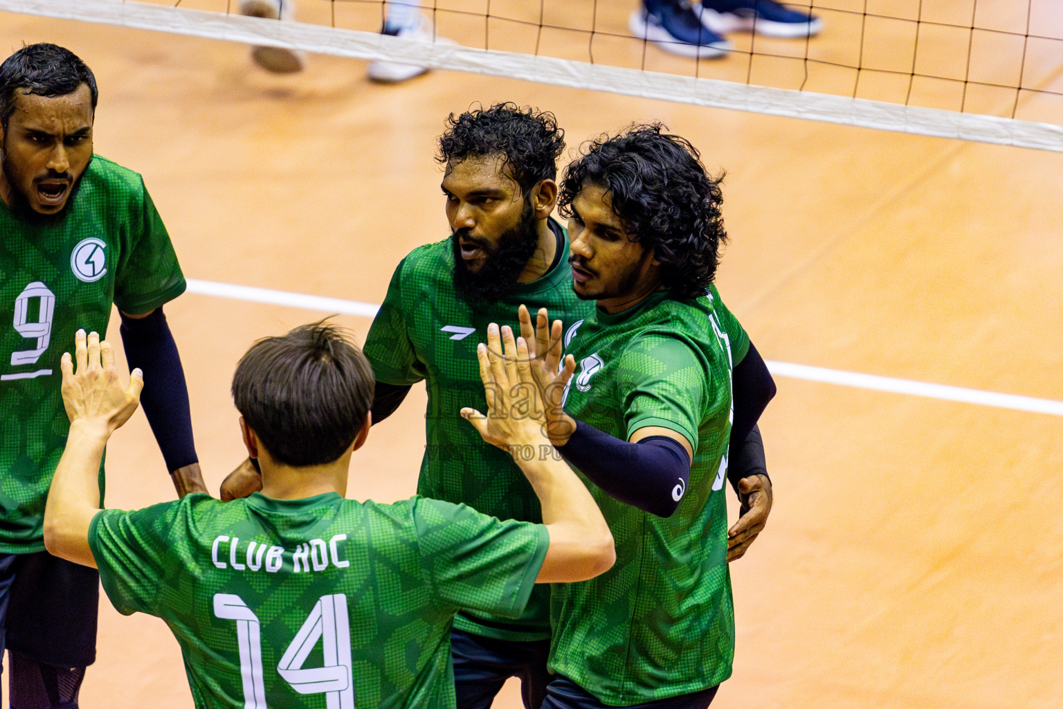 Police Club vs Club HDC in Semi Final of MILO VAM Cup 2024 Men's Division was held in Social Center Indoor Hall on Friday, 1st September 2024. Photos: Nausham Waheed / images.mv