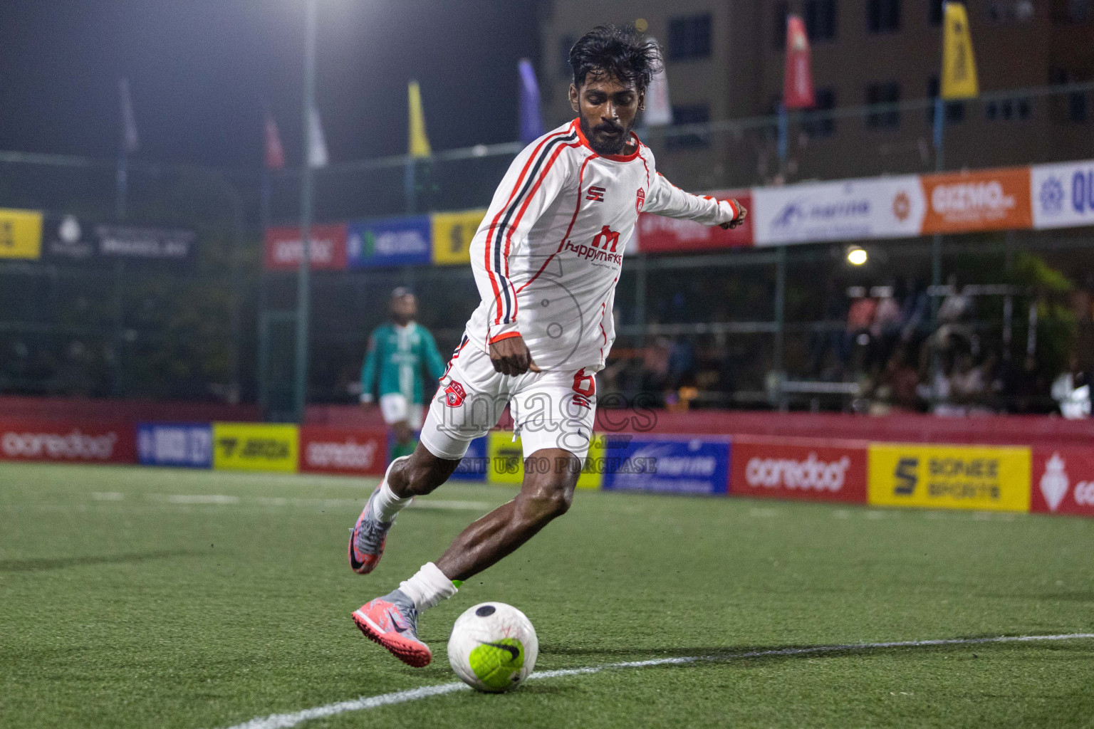 S Maradhoofeydhoo vs S Feydhoo in Day 18 of Golden Futsal Challenge 2024 was held on Thursday, 1st February 2024, in Hulhumale', Maldives Photos: Nausham Waheed, / images.mv