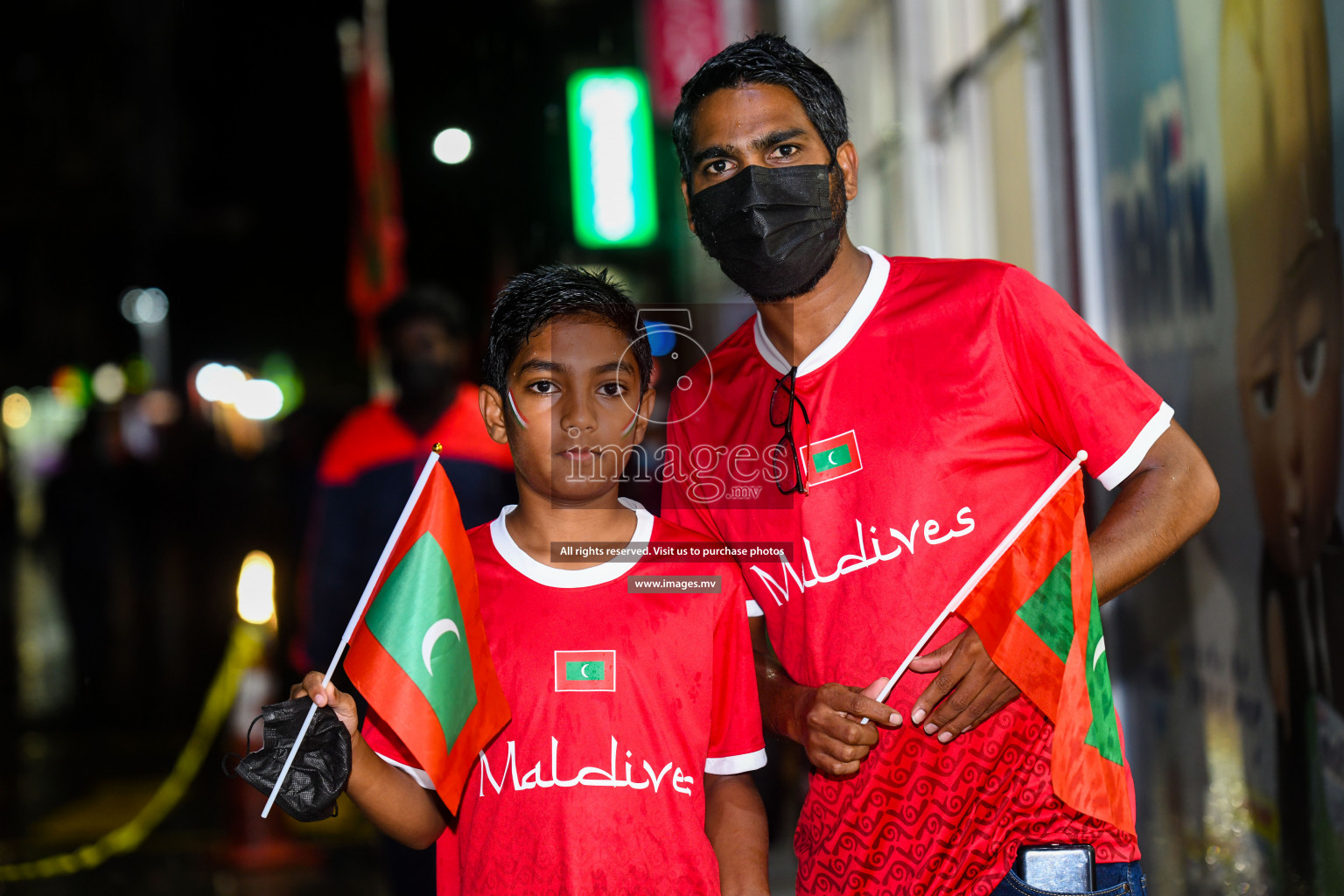 Maldives vs Nepal in SAFF Championship 2021 held on 1st October 2021 in Galolhu National Stadium, Male', Maldives