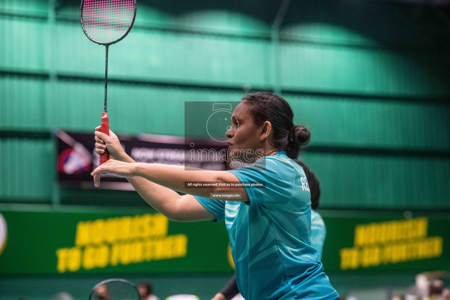 Day 5 of Badminton association mixed group championship 2021 held in Male', Maldives Photos by Nausham Waheed