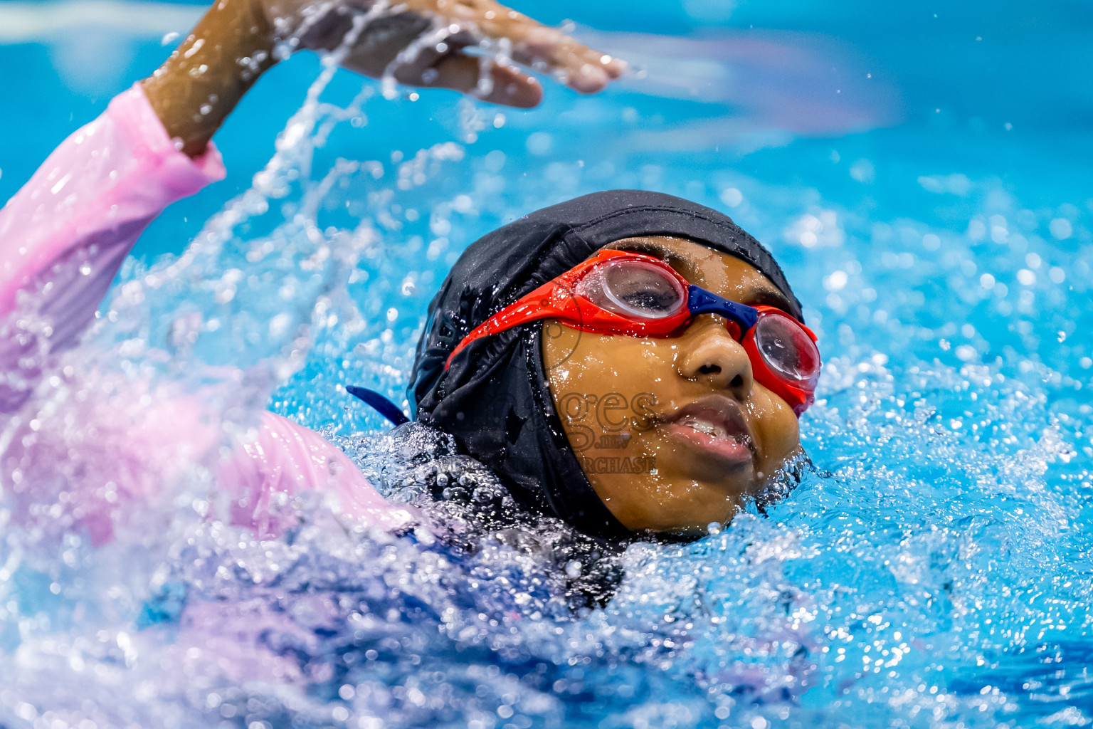 Day 3 of BML 21st Interschool Swimming Competition 2025 was held in Hulhumale' Swimming Pool, Hulhumale', Maldives on Monday, 13th October 2025. Photos: Nausham Waheed / images.mv